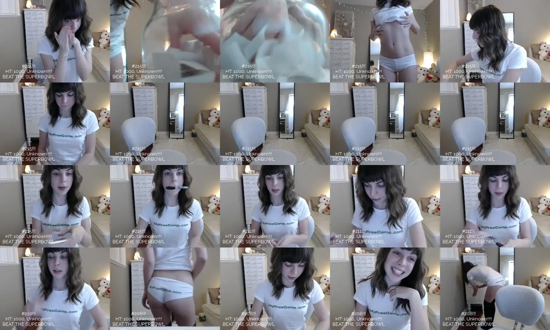 AshleyTea photo contact sheet