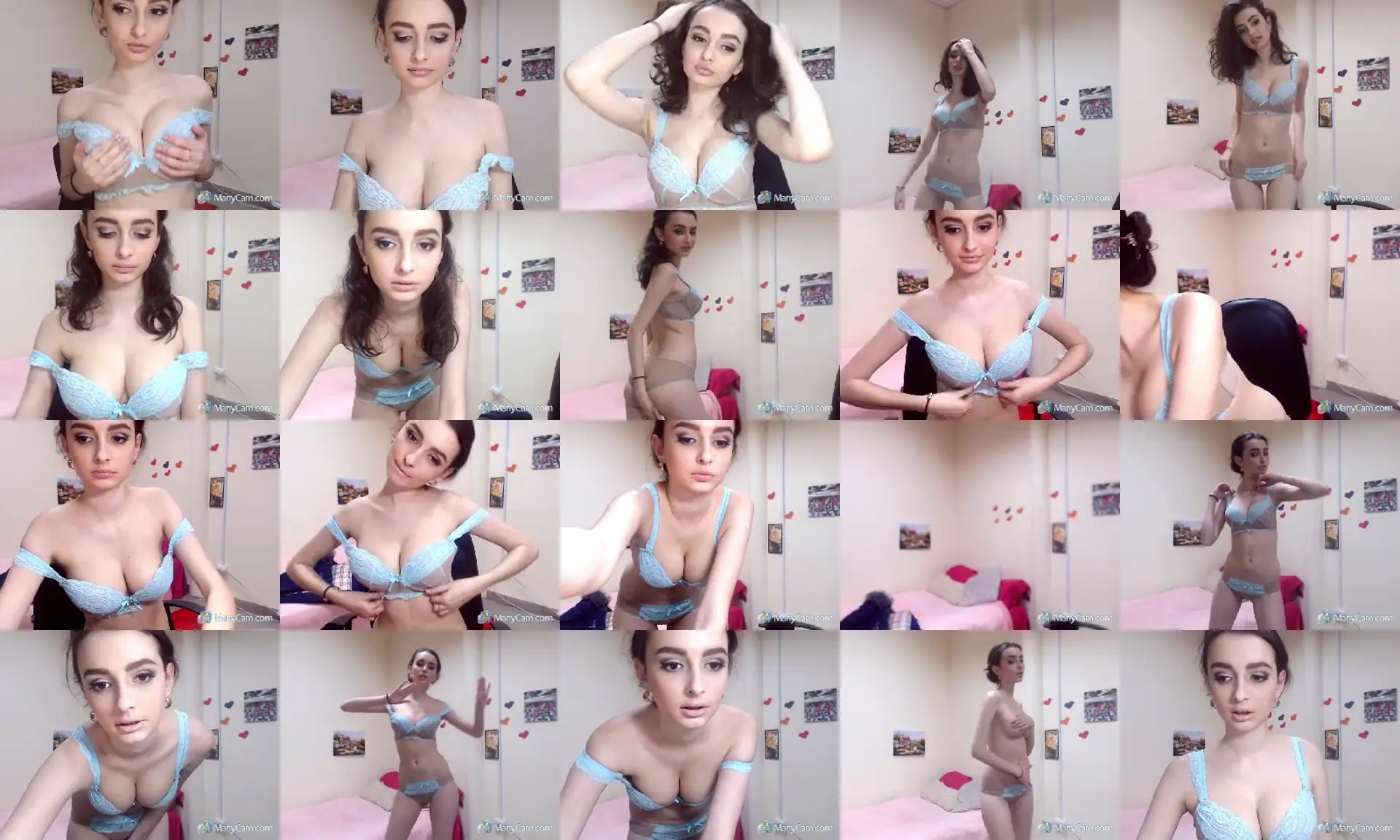 BeccaLine photo contact sheet