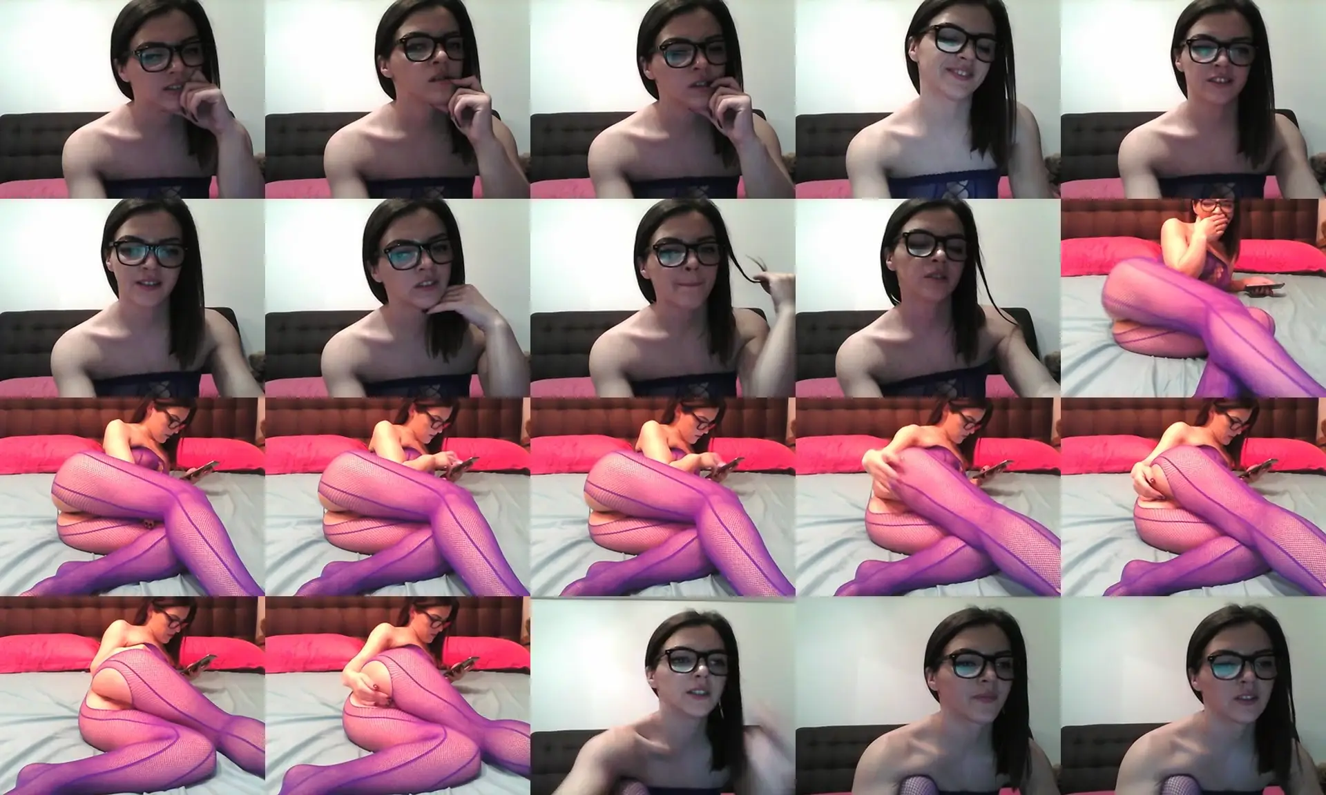 Mikasexyass photo contact sheet