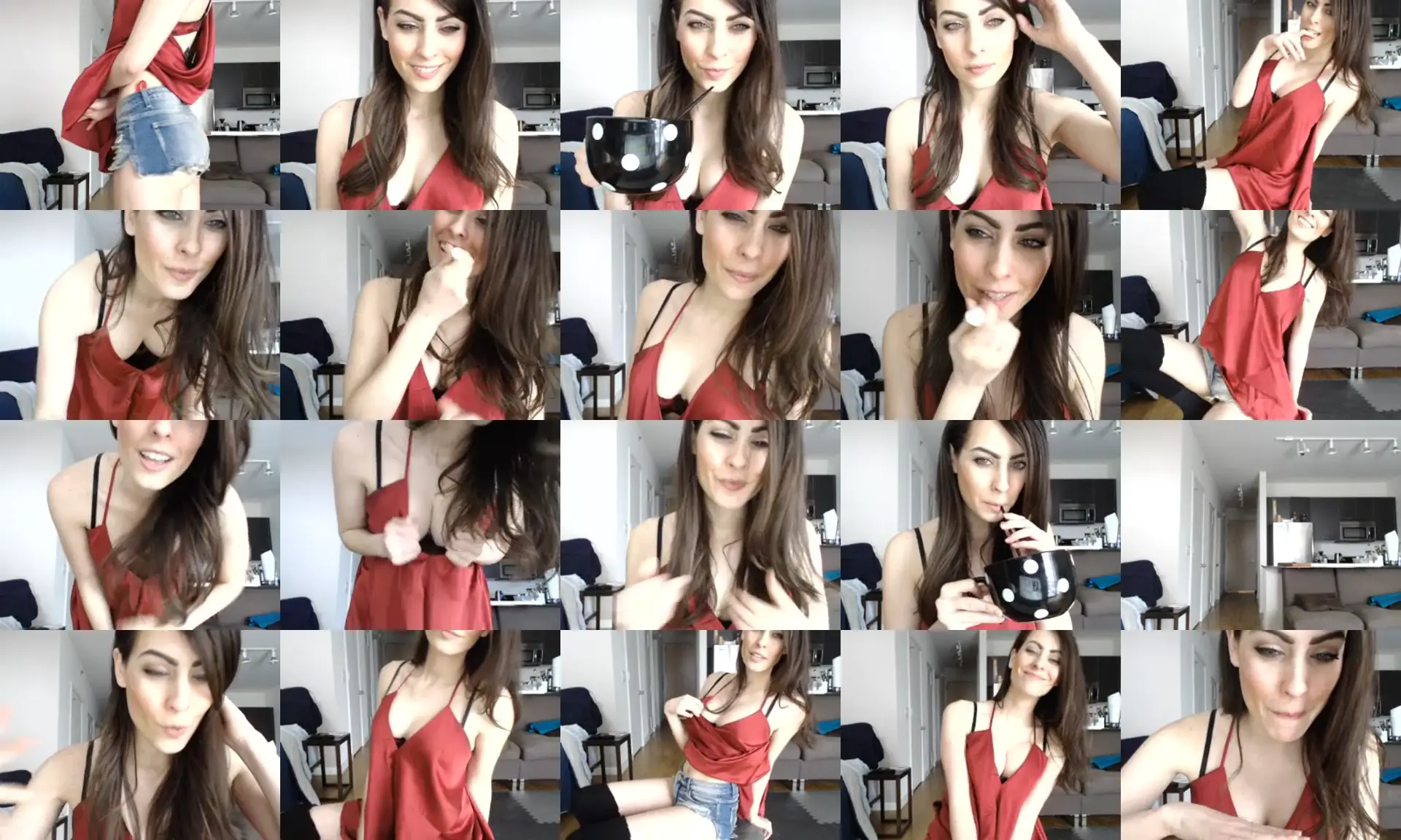 Pornhub photo contact sheet