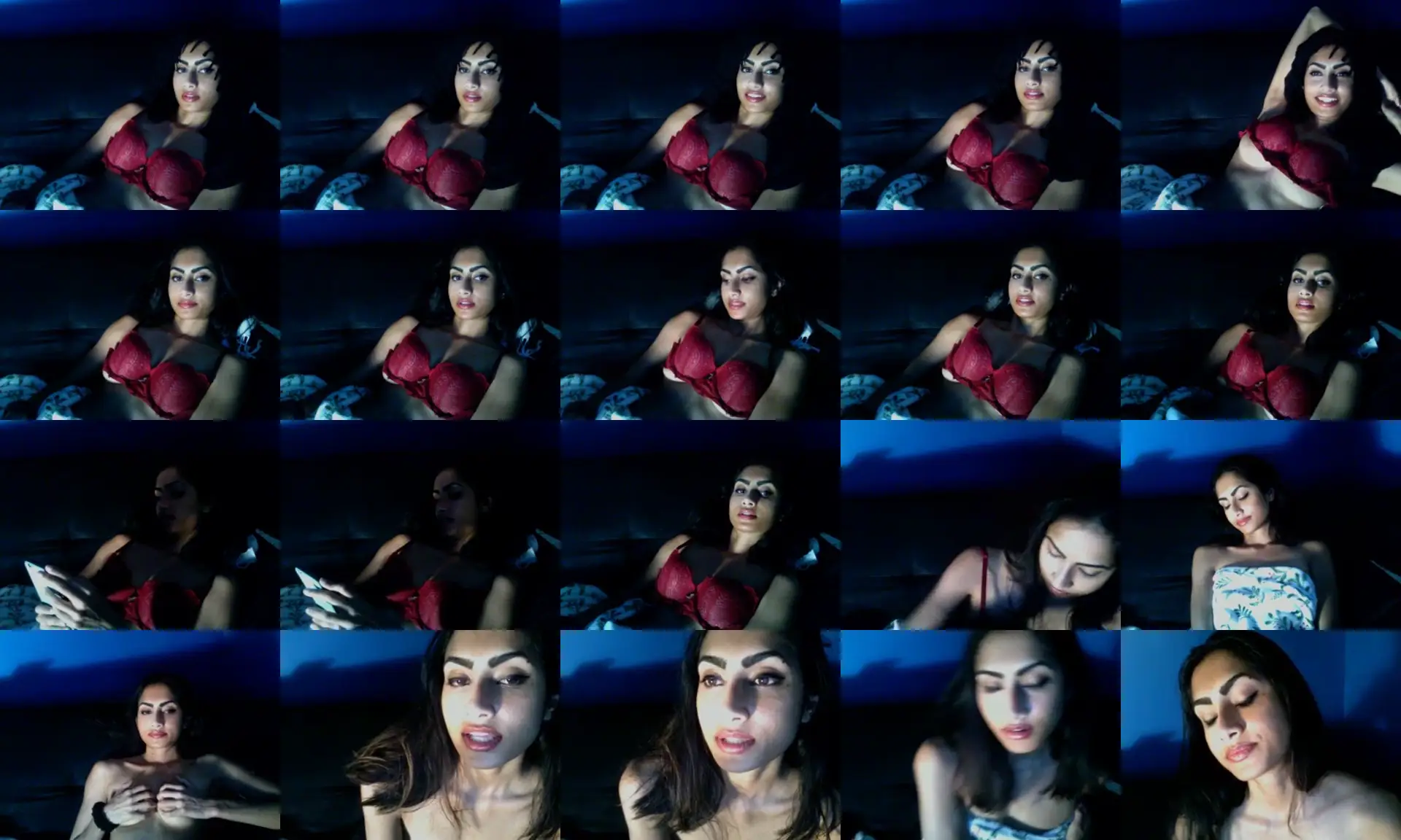 JasminCA photo contact sheet