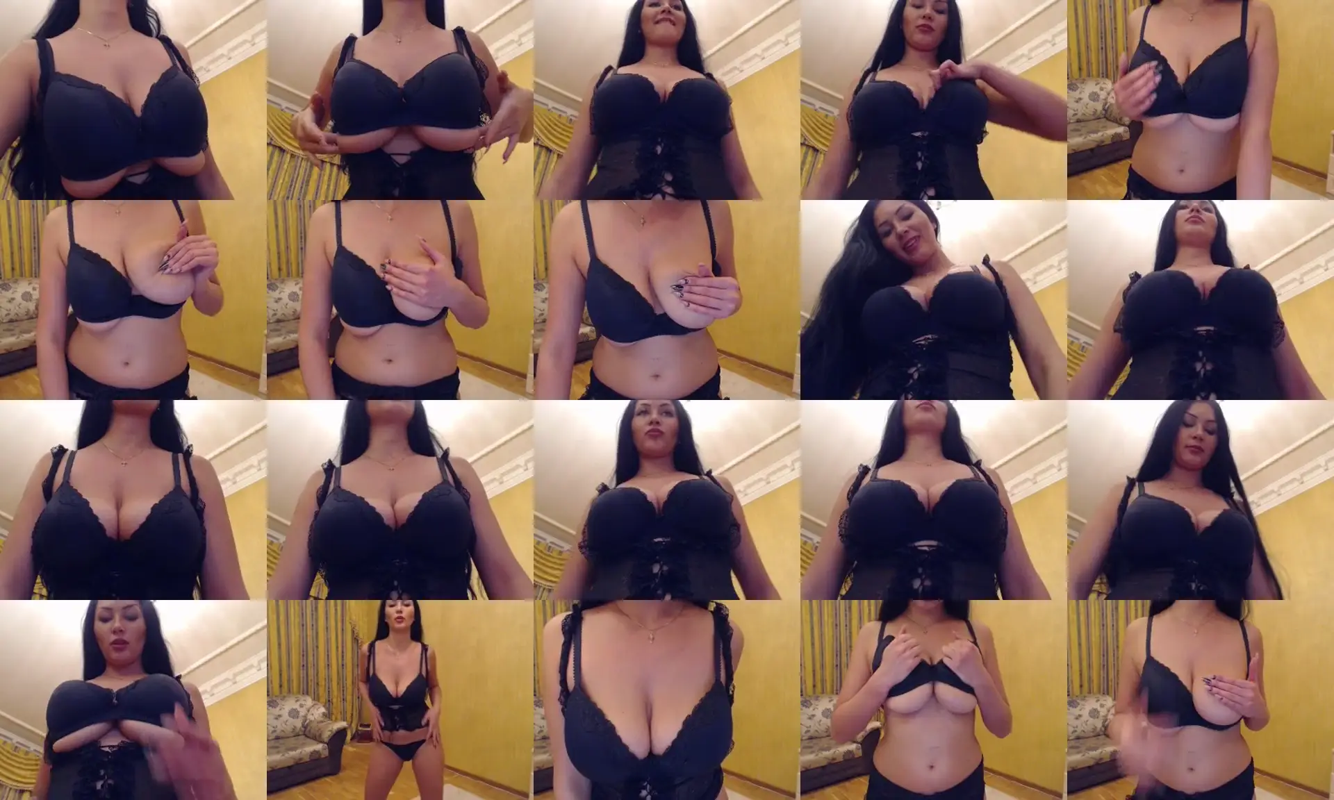 luxurymodel photo contact sheet