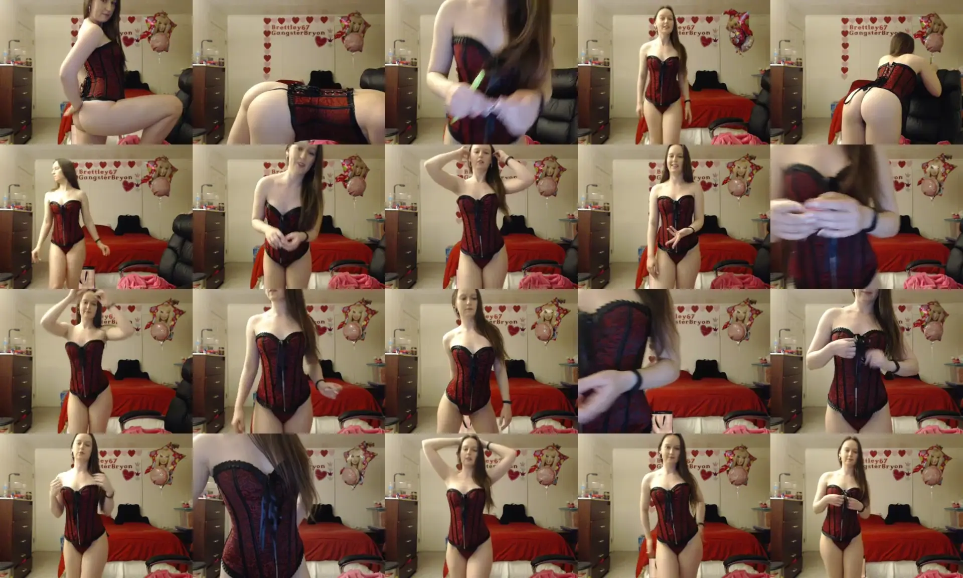 LovelyNikki photo contact sheet