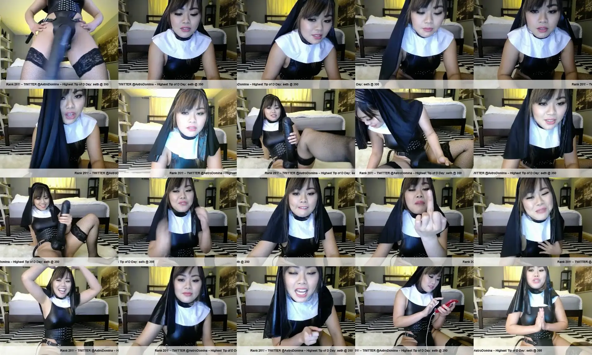 AstroDomina photo contact sheet