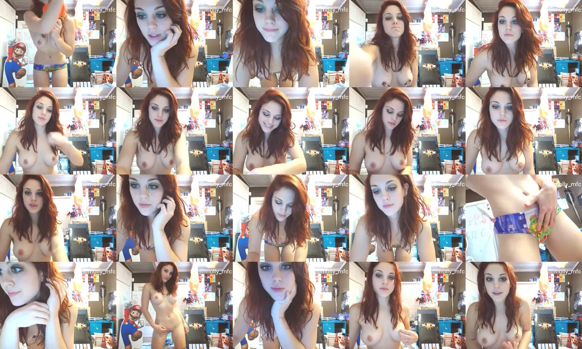 MissMolly photo contact sheet