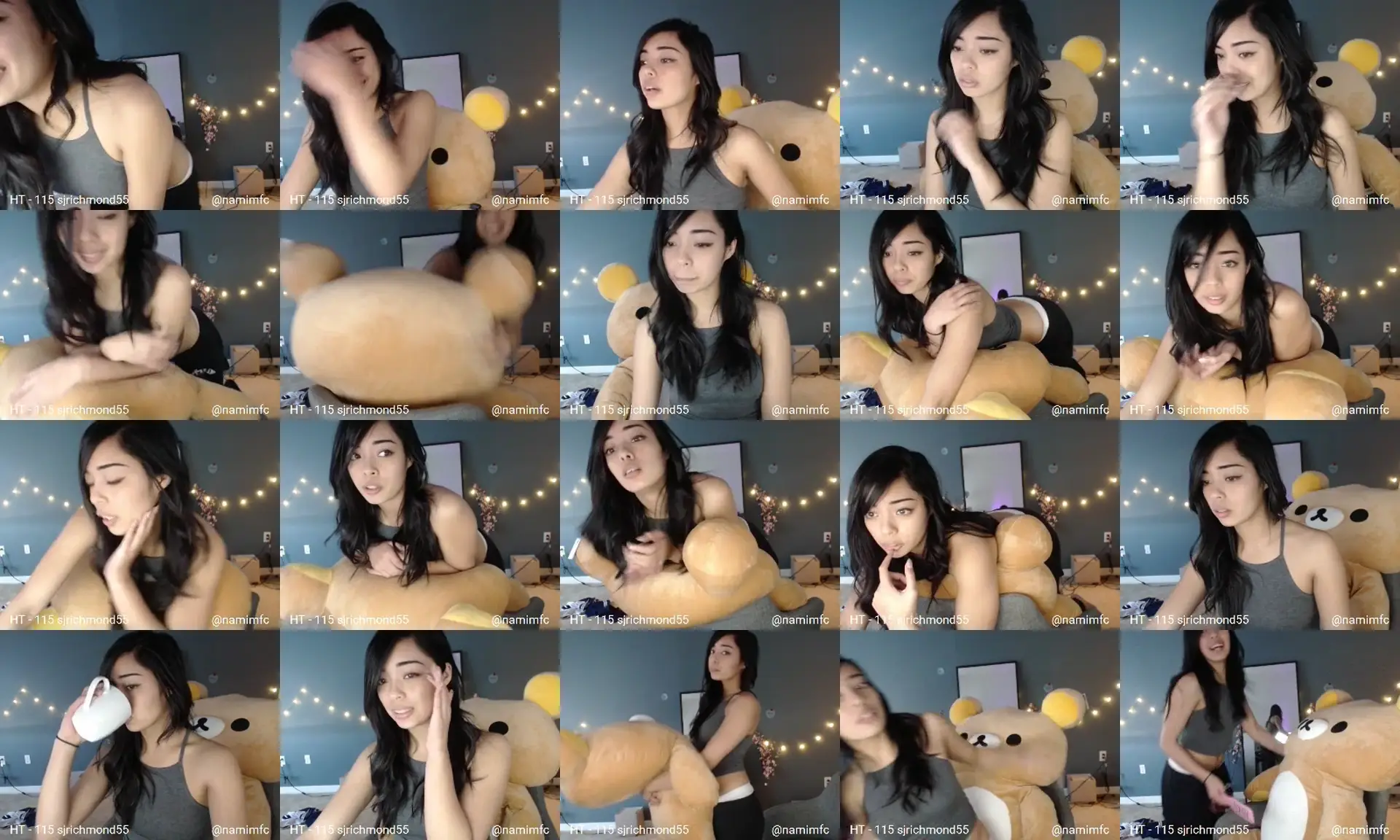 Nami photo contact sheet