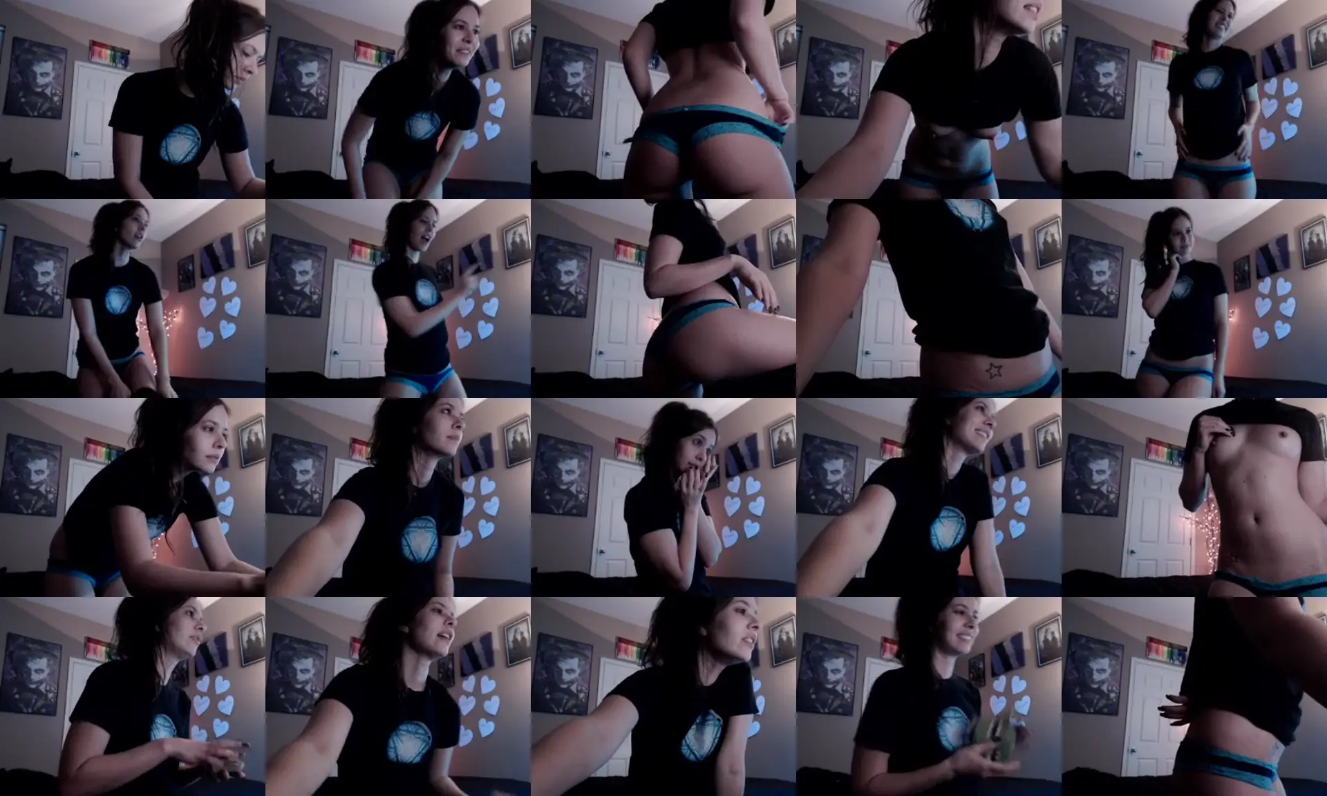 LadyMarceline photo contact sheet