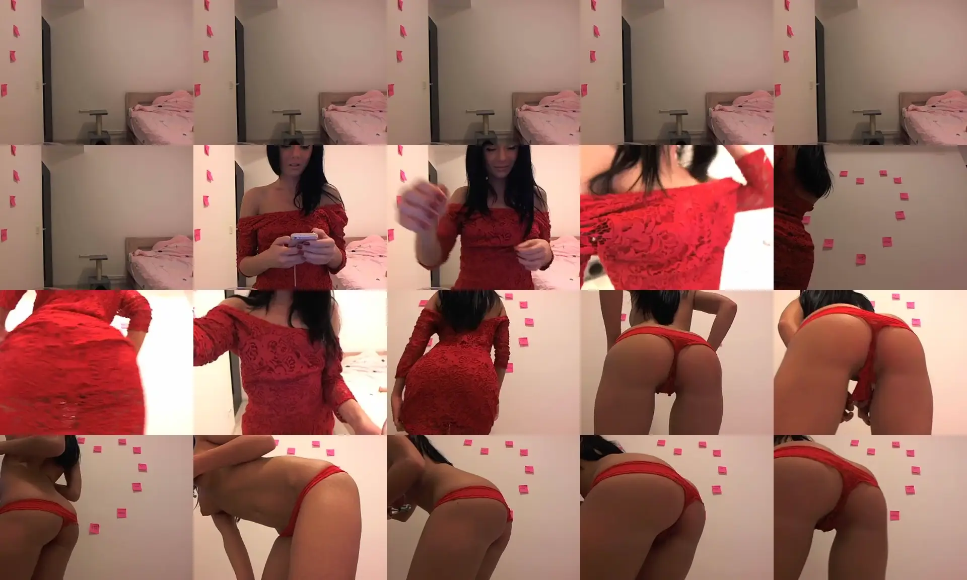 Yveline photo contact sheet