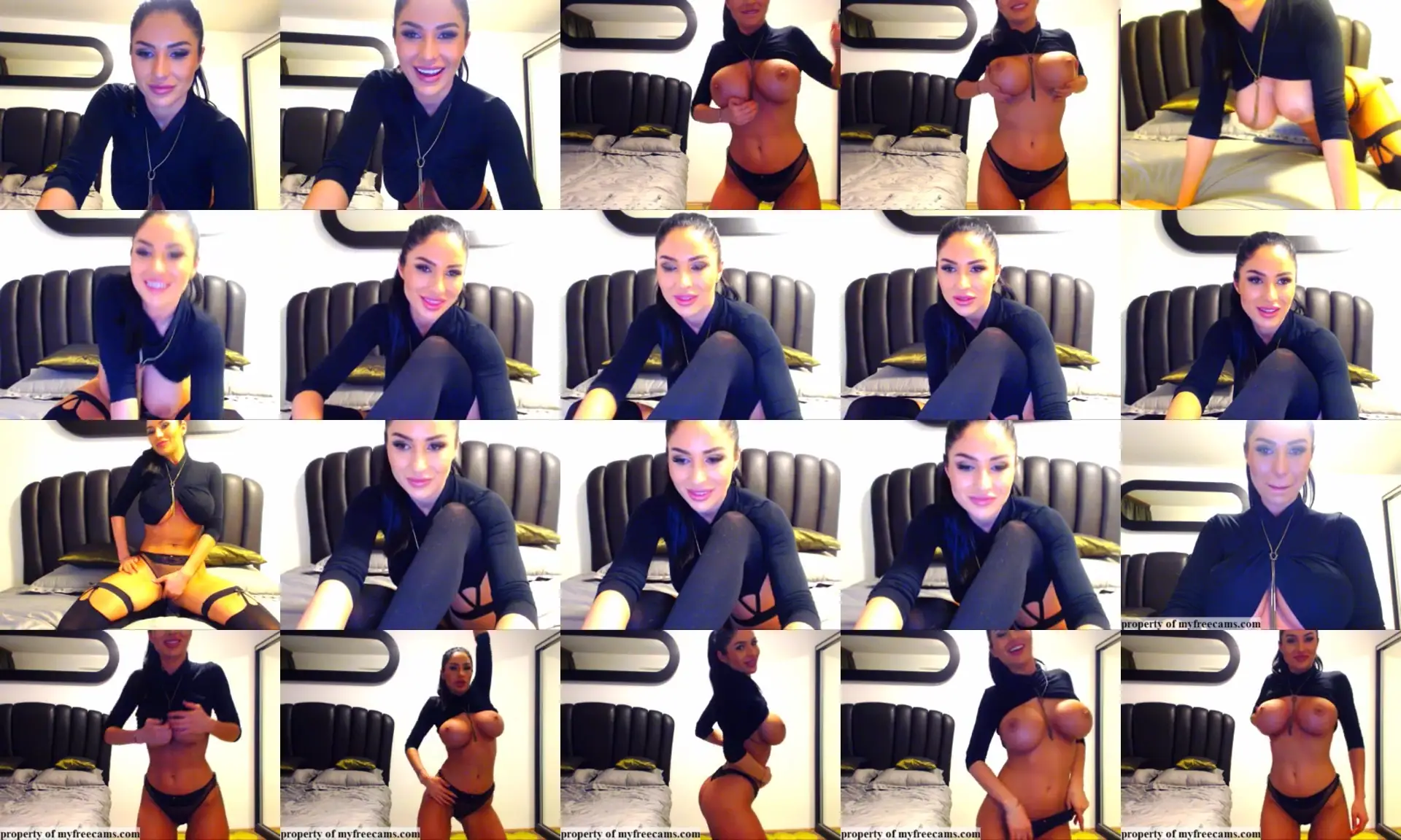 SweetAyllineX photo contact sheet