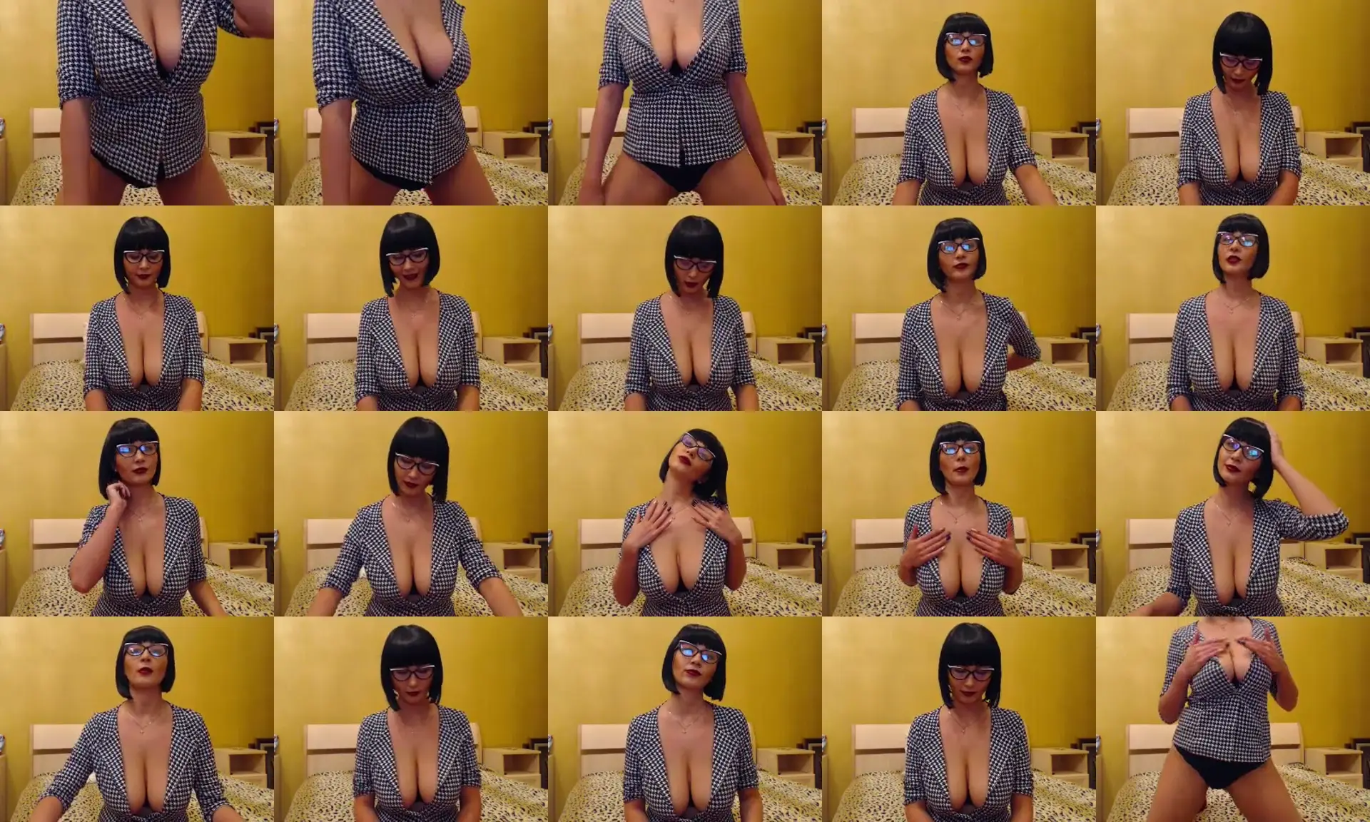 luxurymodel photo contact sheet