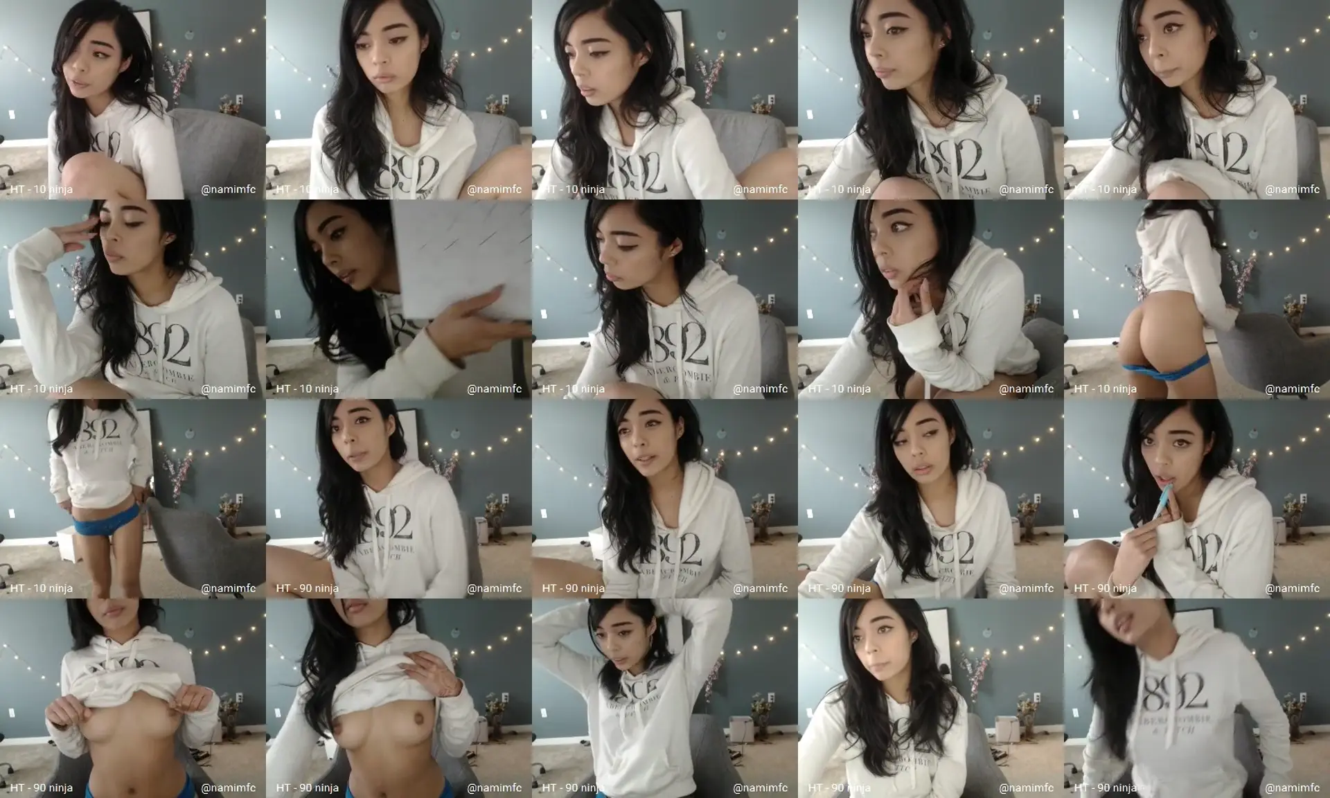 Nami photo contact sheet