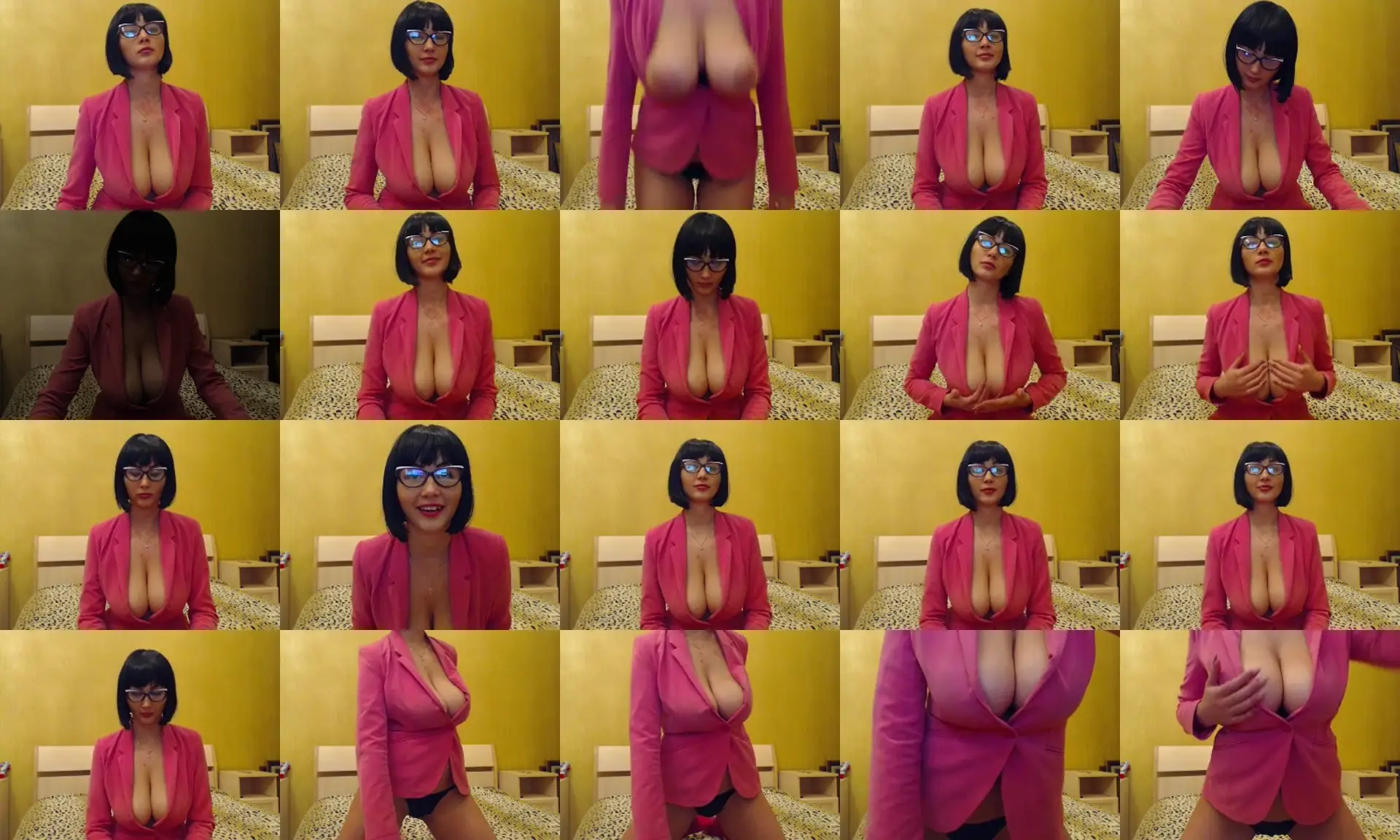 luxurymodel photo contact sheet