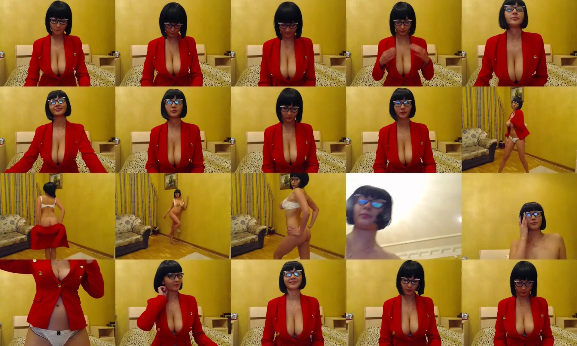 luxurymodel photo contact sheet