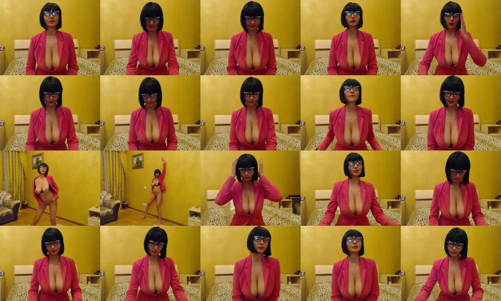 luxurymodel photo contact sheet