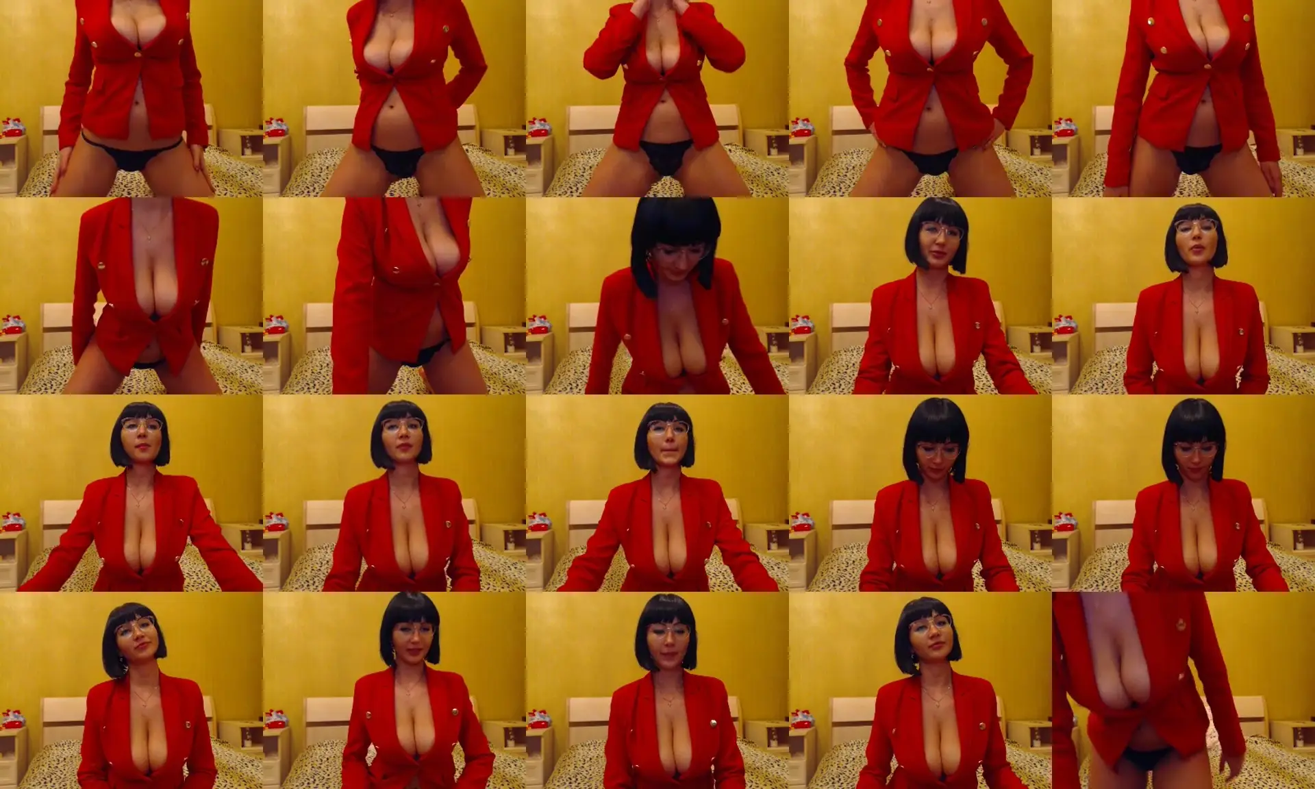 luxurymodel photo contact sheet