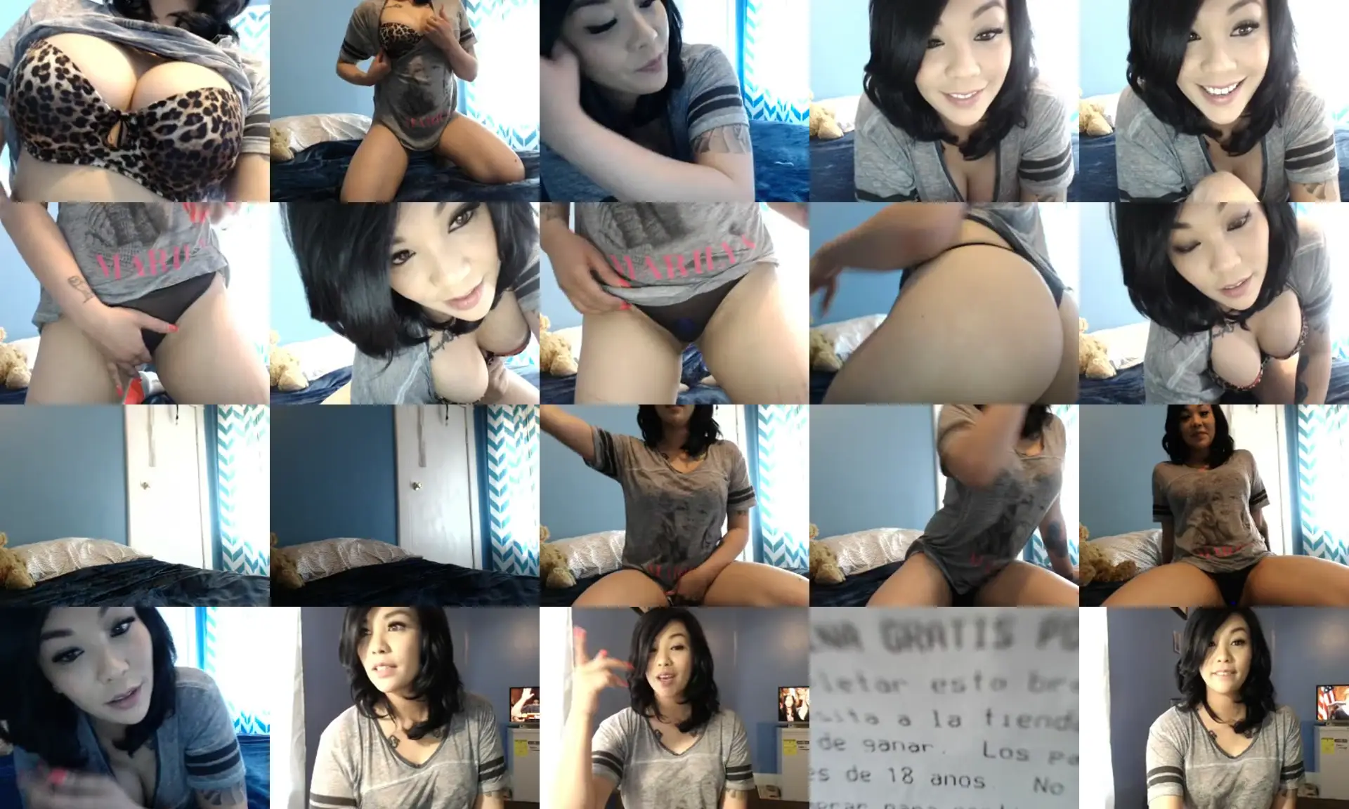 MickaylaStar photo contact sheet