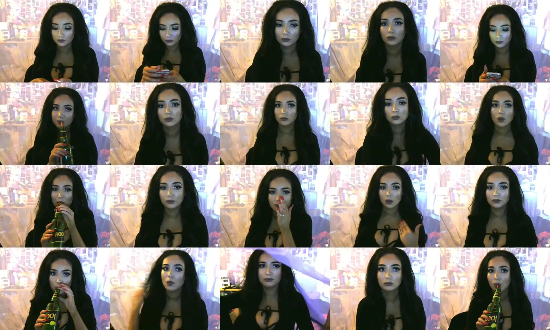 Ciaobellaa photo contact sheet