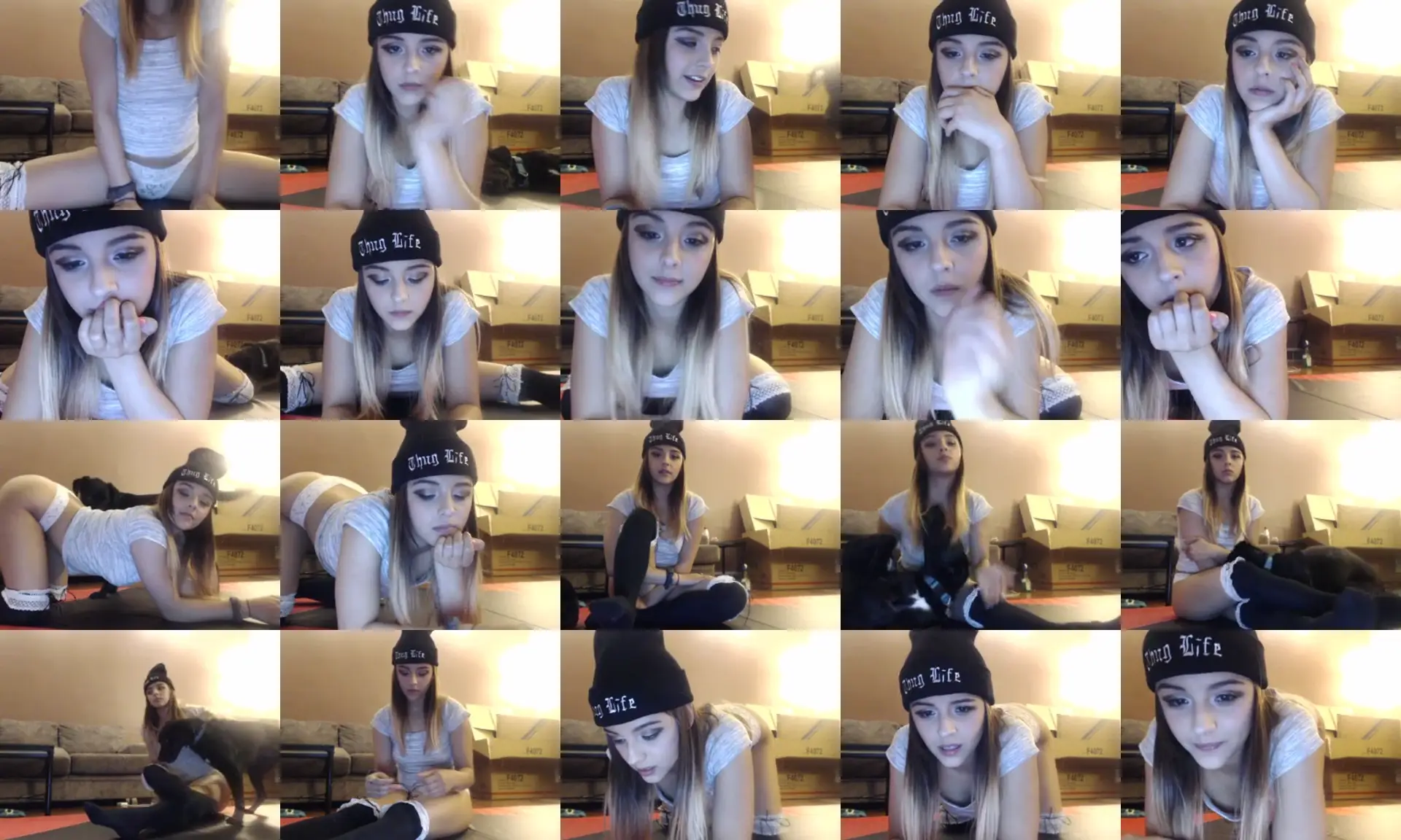 VanessaW photo contact sheet