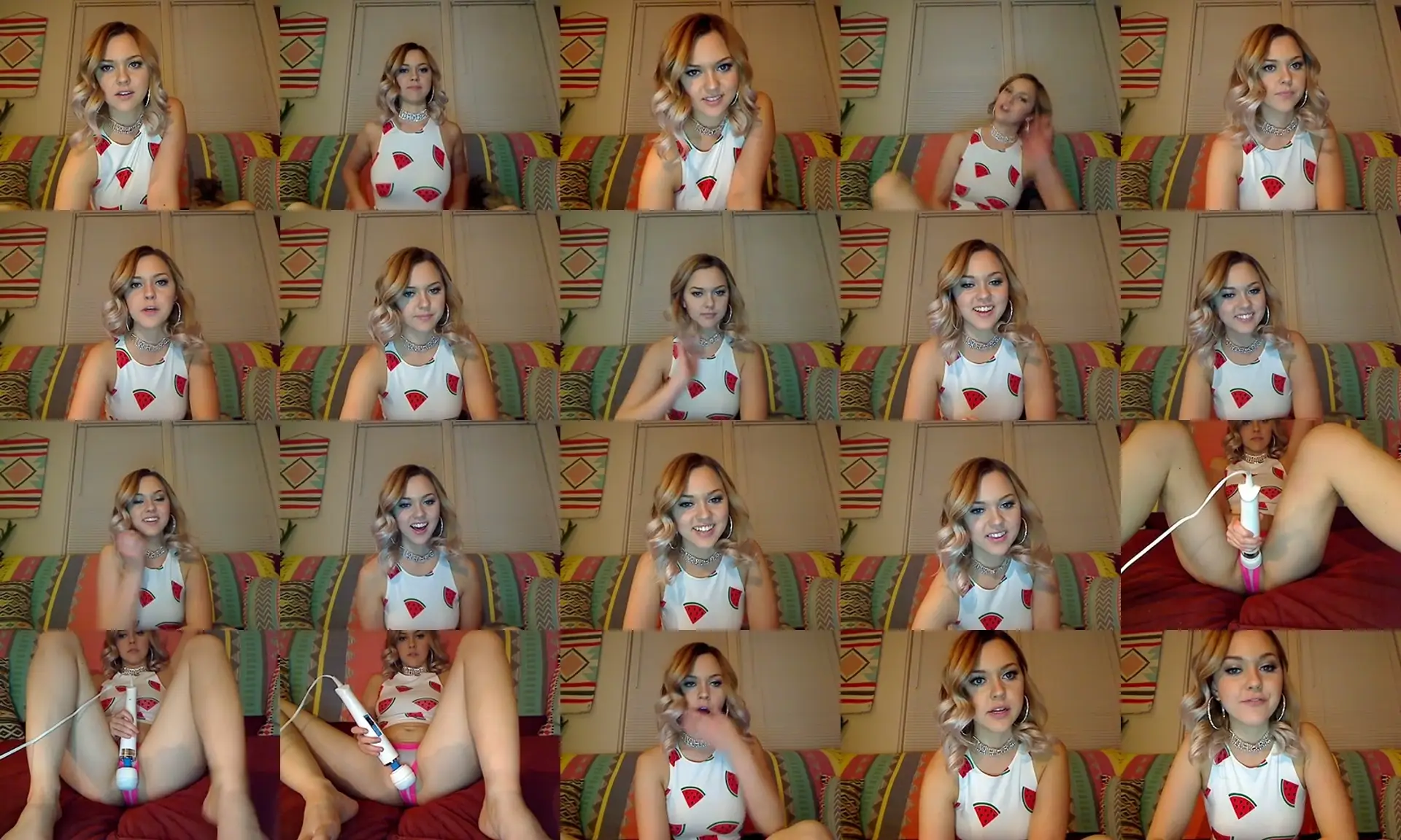 SunnyFoxxoxo photo contact sheet