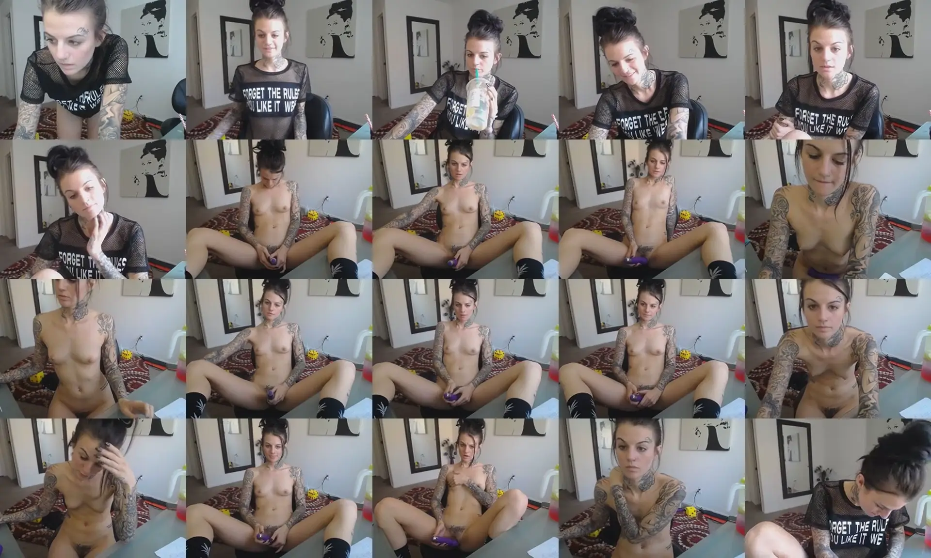 Gypsywhite77 photo contact sheet