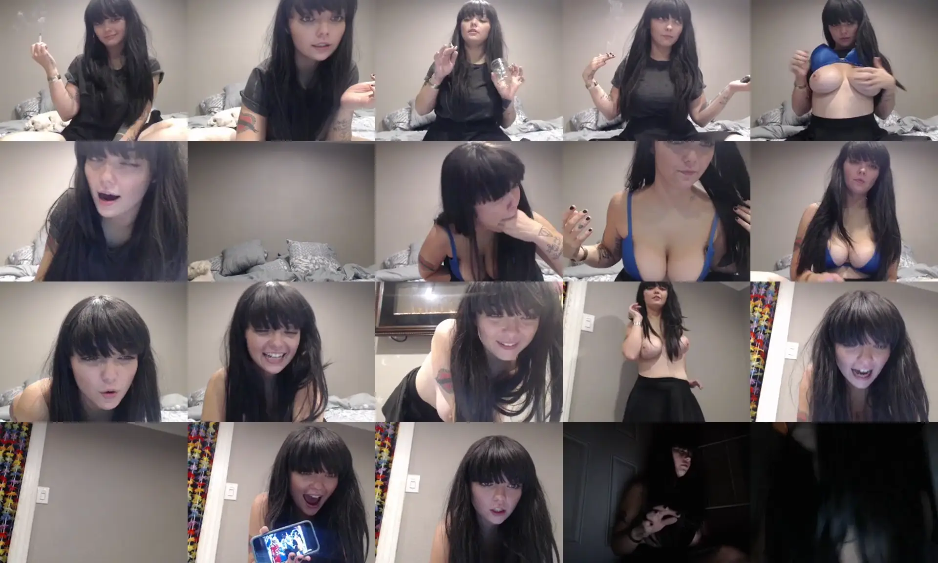 xoSoya photo contact sheet