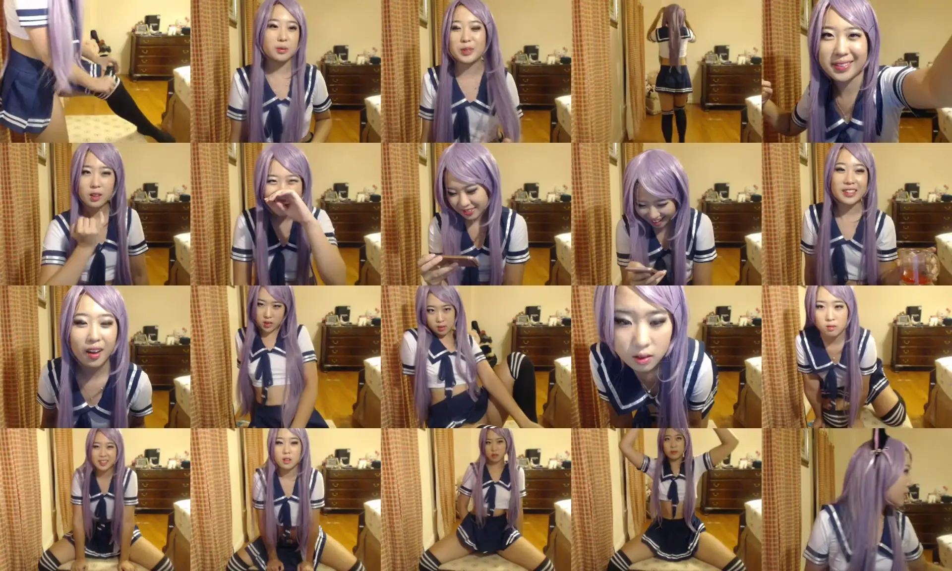 KittyMei photo contact sheet