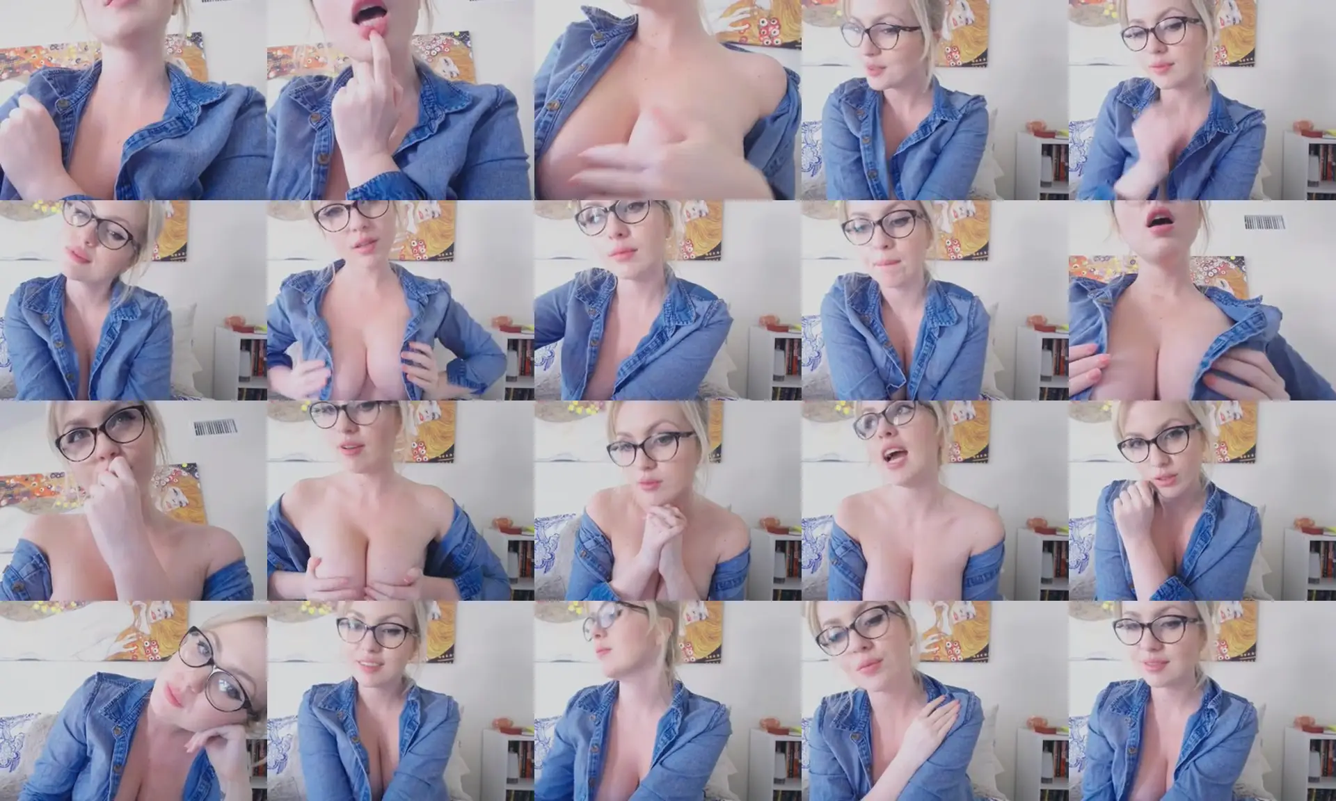 BleuReign photo contact sheet