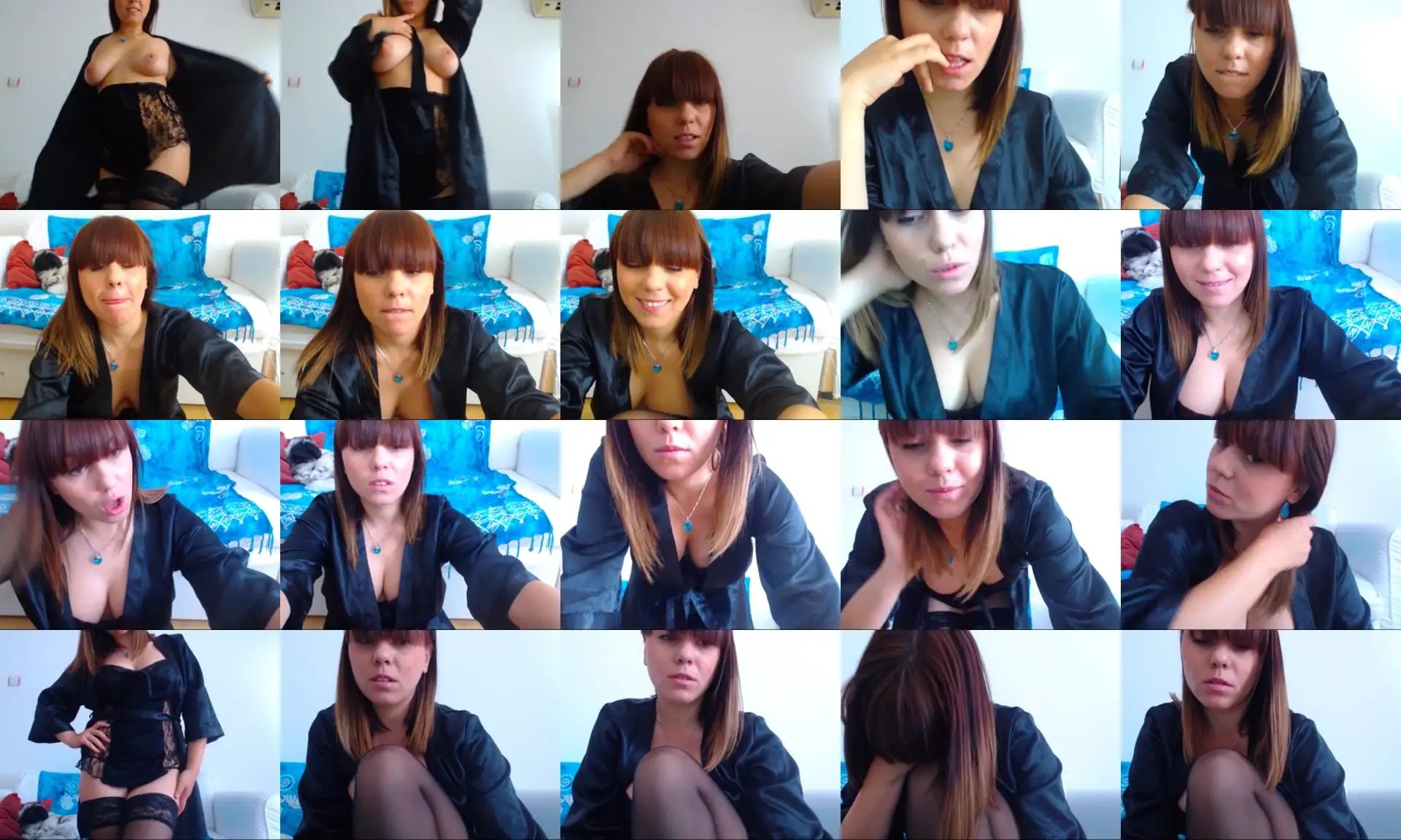 PinkVonTease photo contact sheet