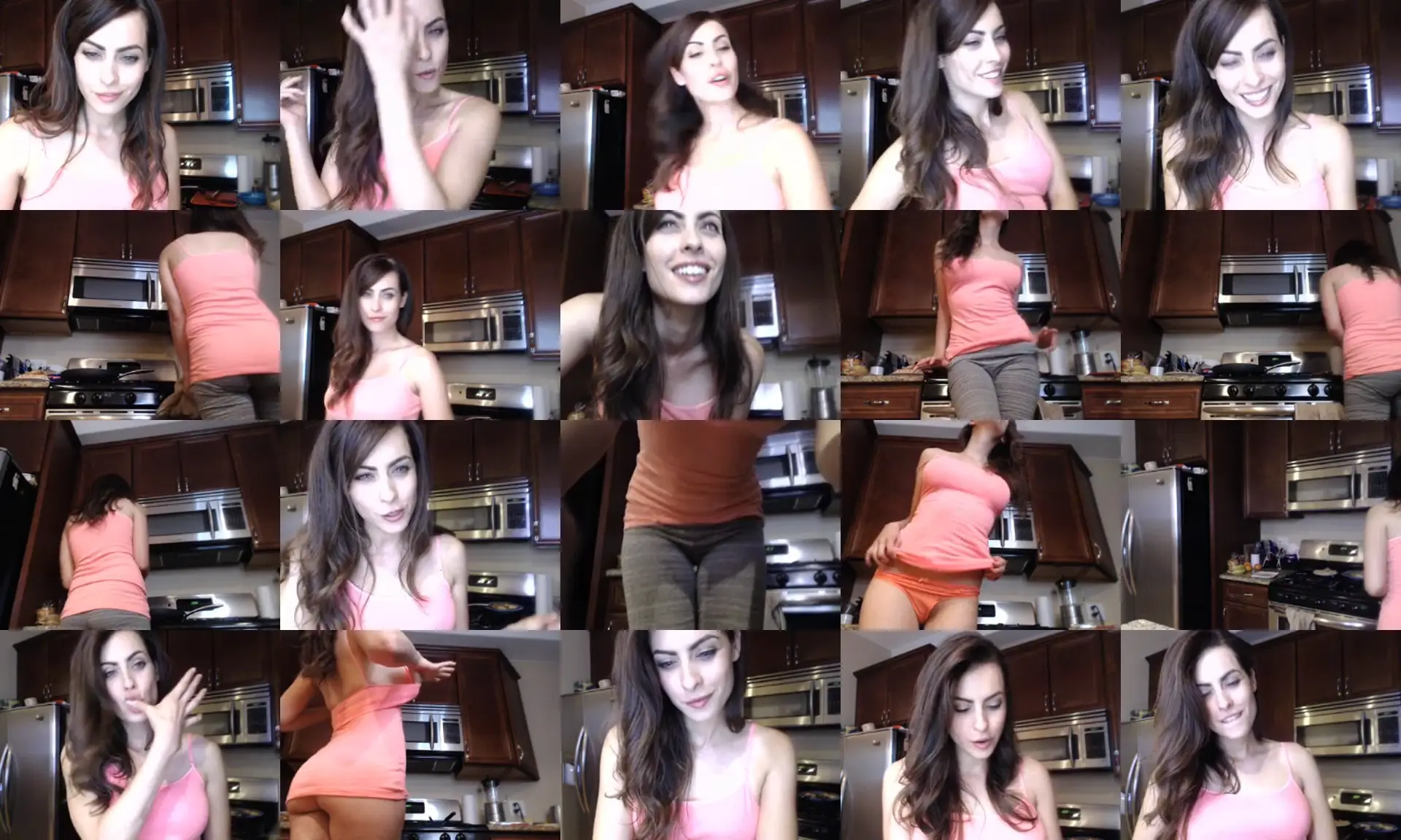 Pornhub photo contact sheet