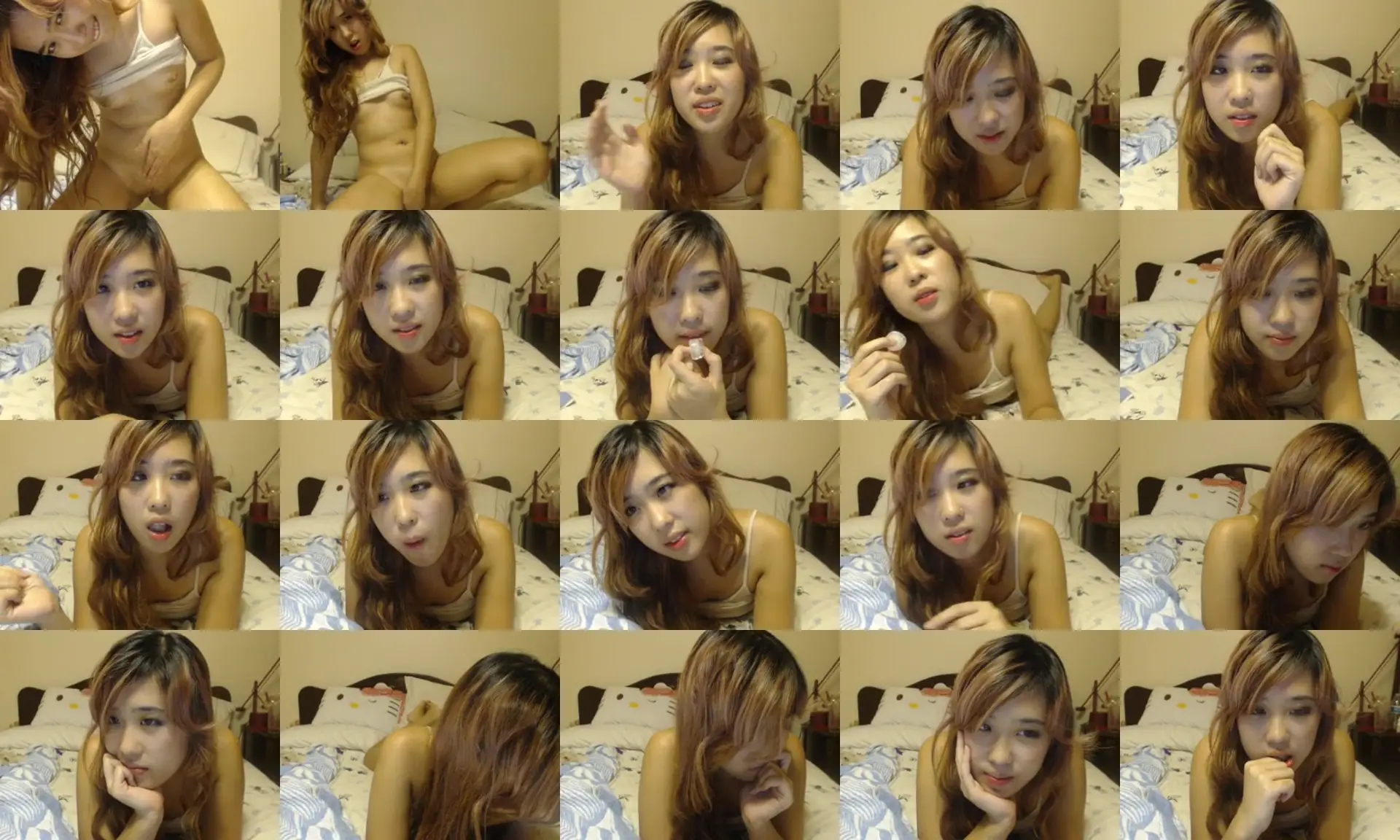 KittyMei photo contact sheet