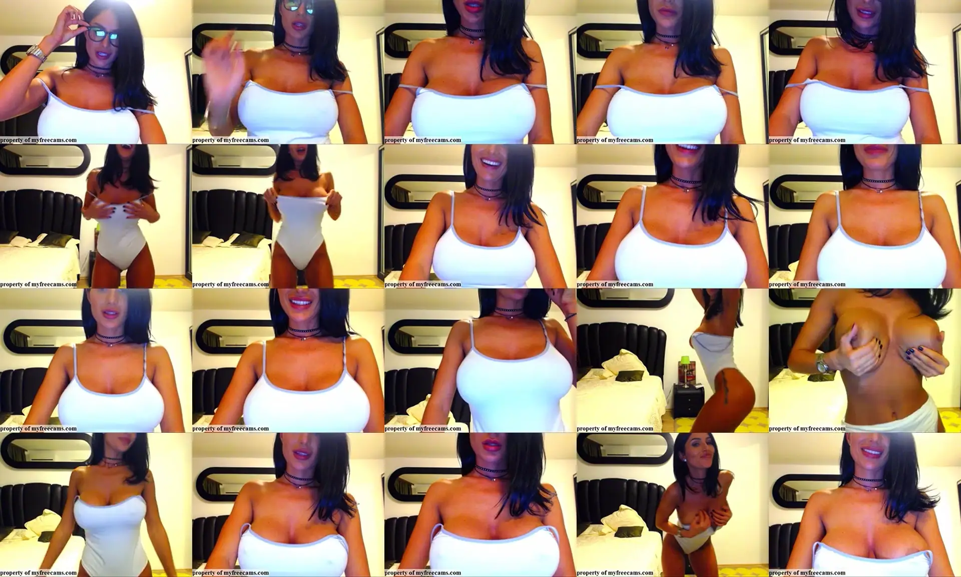 SweetAyllineX photo contact sheet