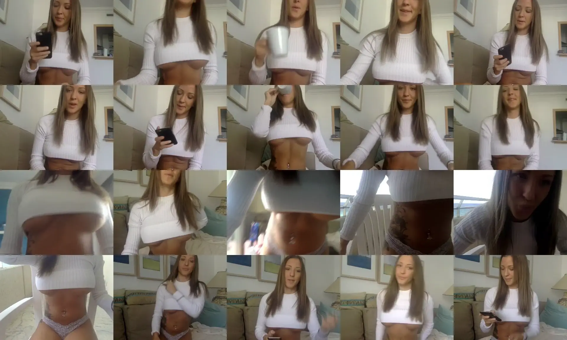 MissBeccaz photo contact sheet