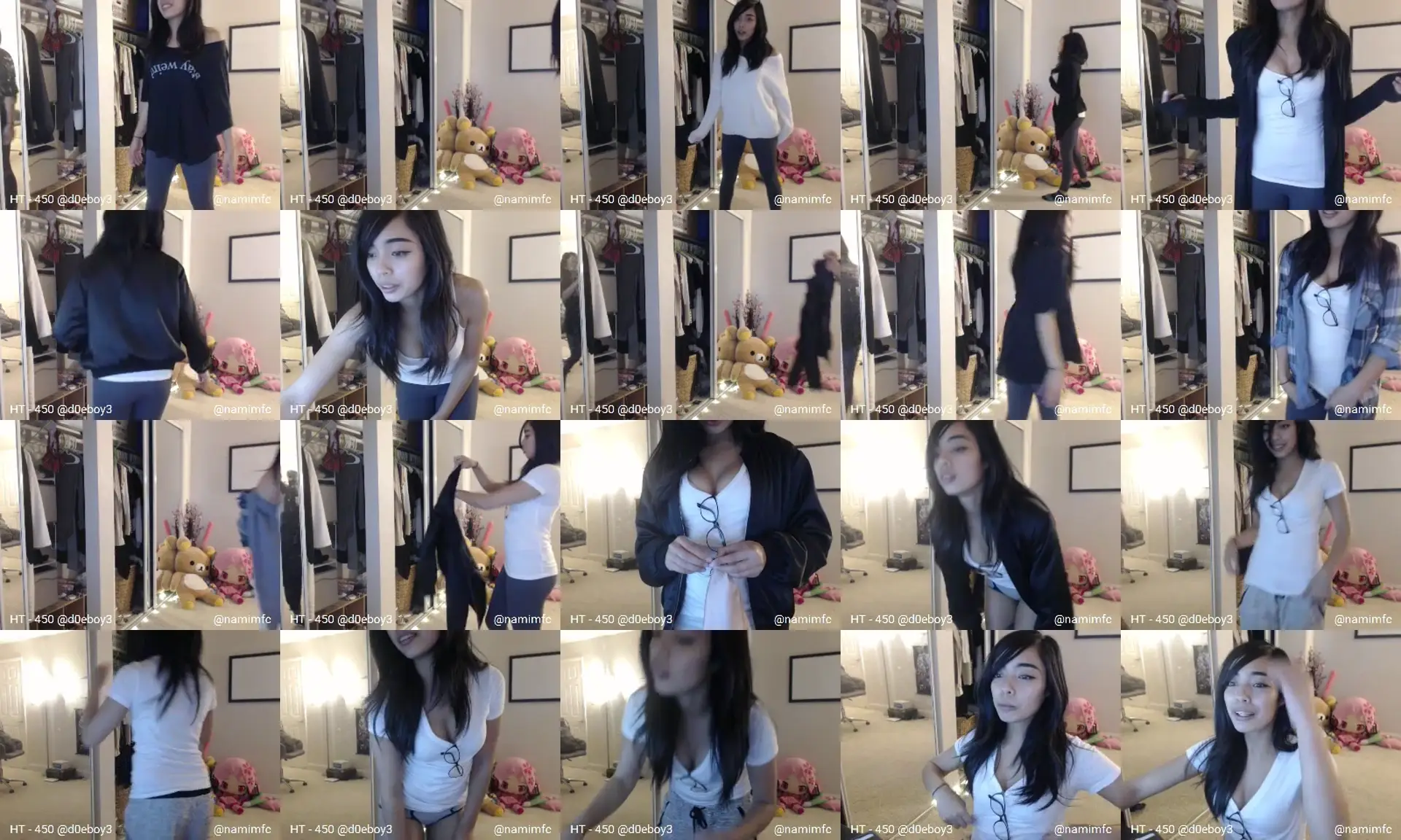 Nami photo contact sheet