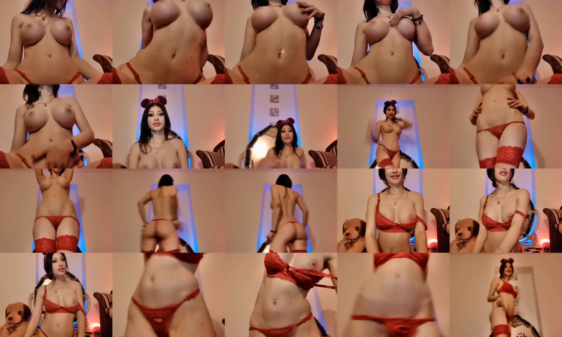 ViktoriaHoney photo contact sheet