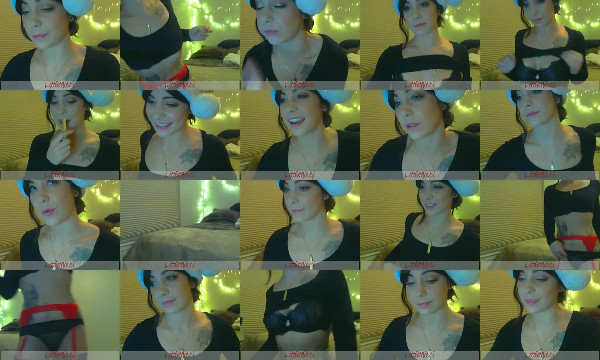 LittleNicci photo contact sheet