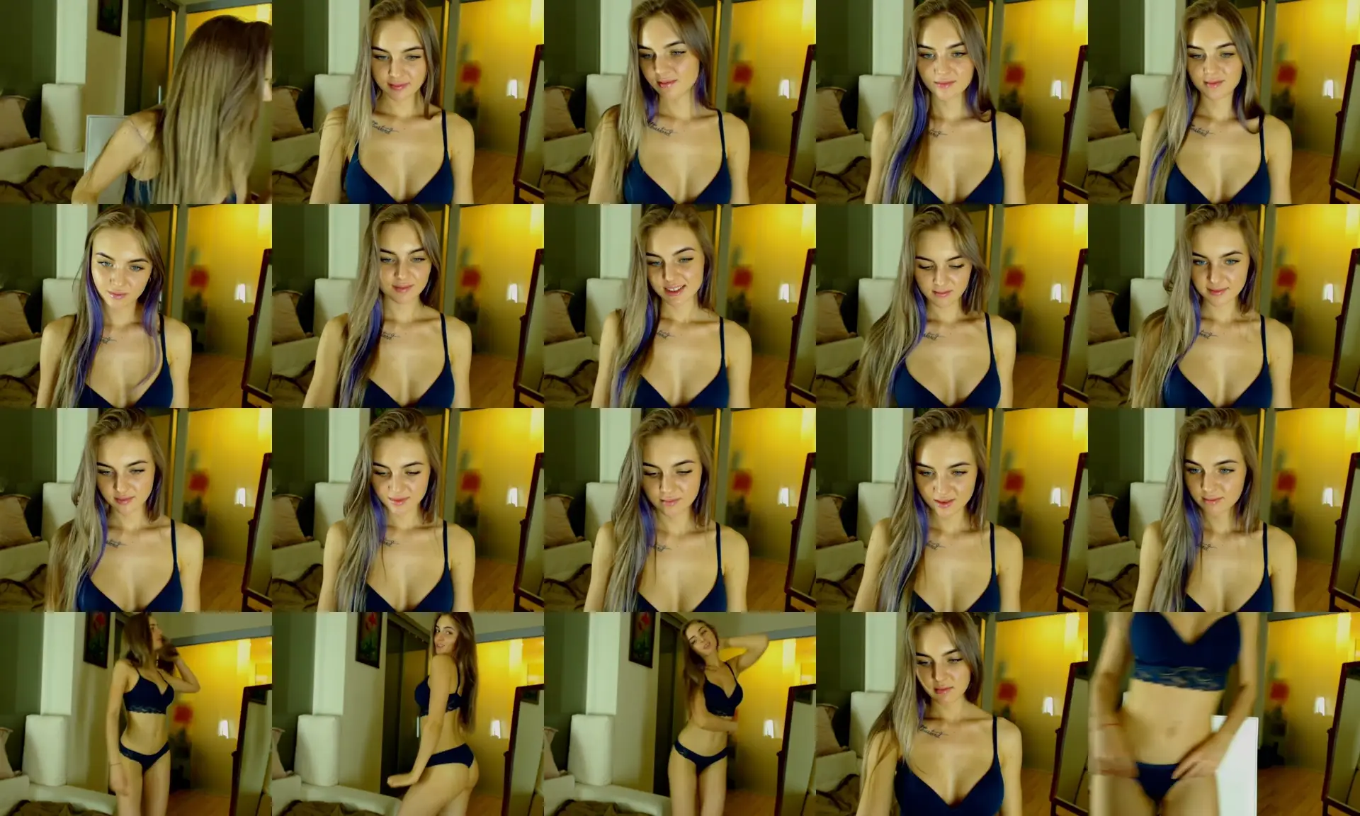 wowkatydoll photo contact sheet