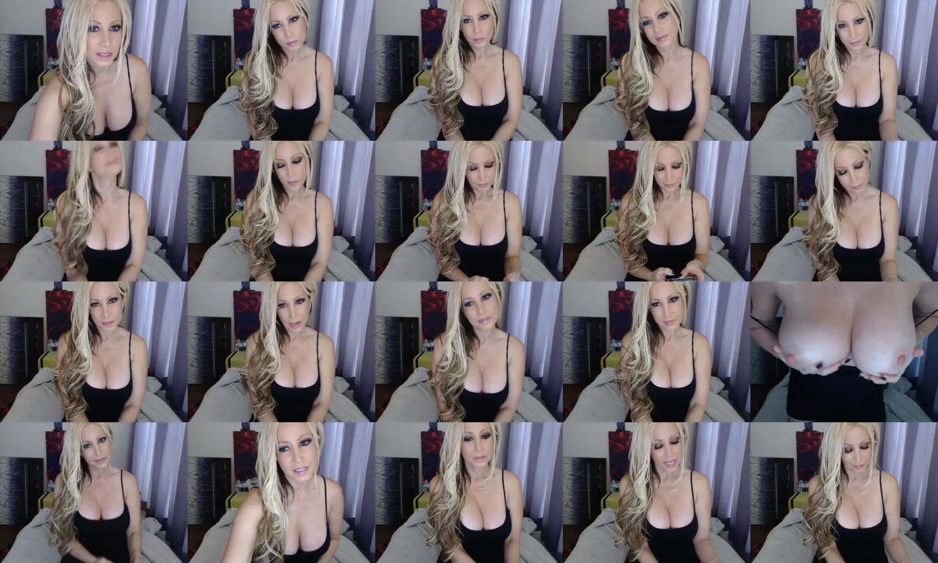 GinaLynnxxx photo contact sheet