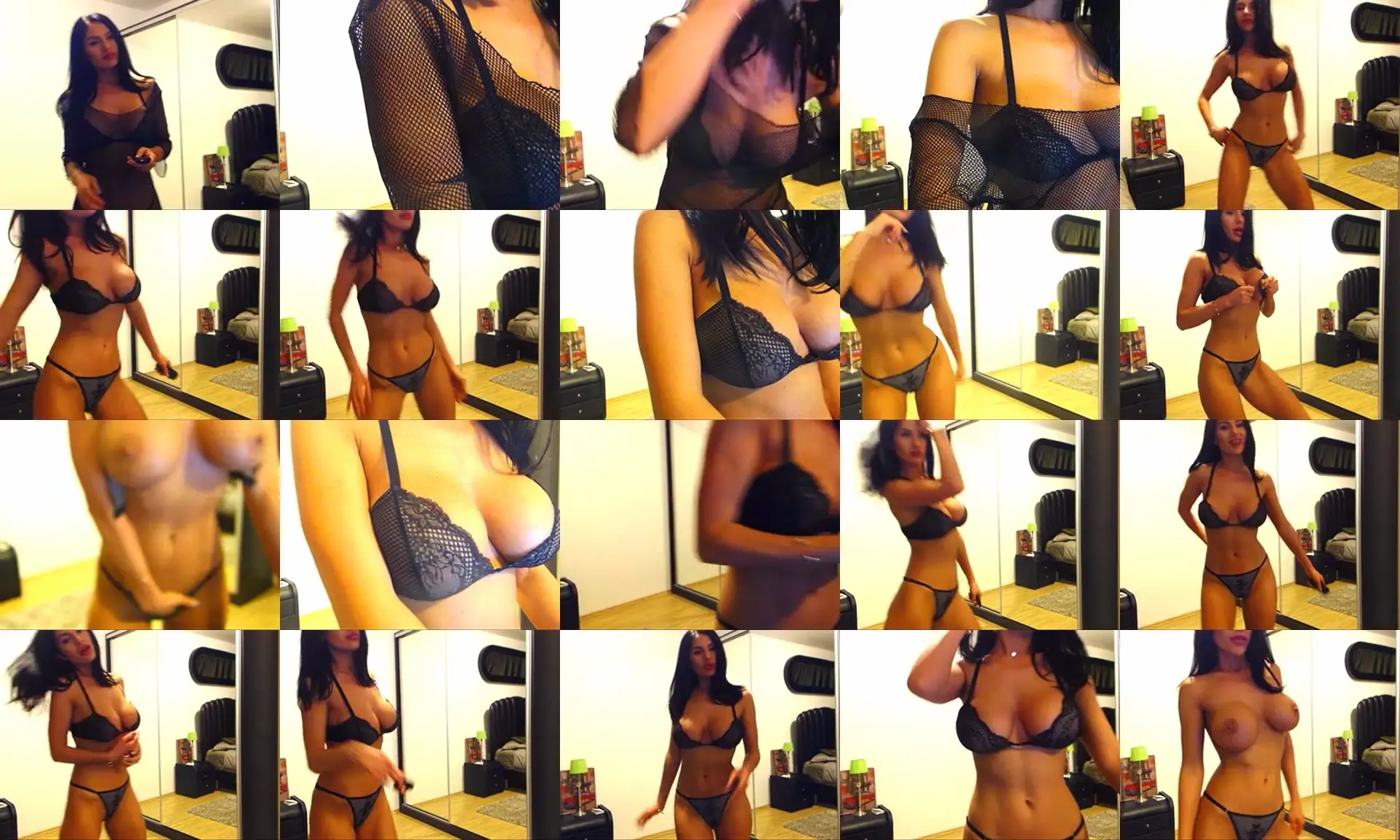 SweetAyllineX photo contact sheet