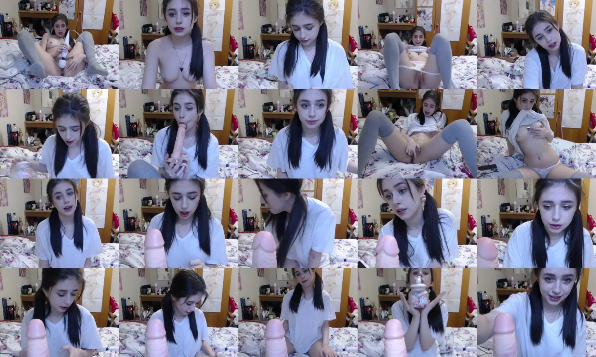 Ecchikitten photo contact sheet