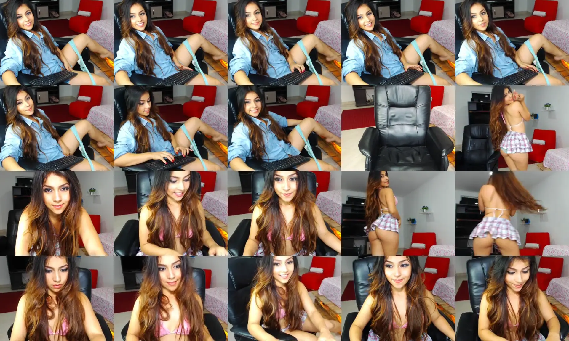 Annysugarr photo contact sheet