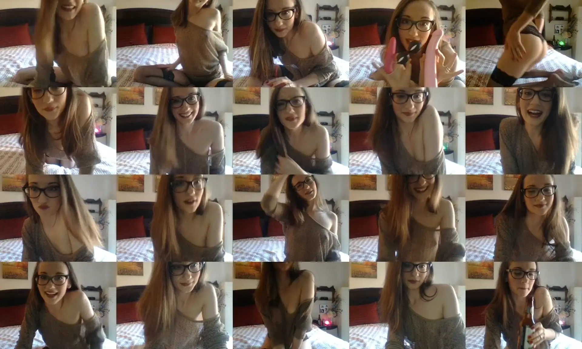 AClassyPeach photo contact sheet