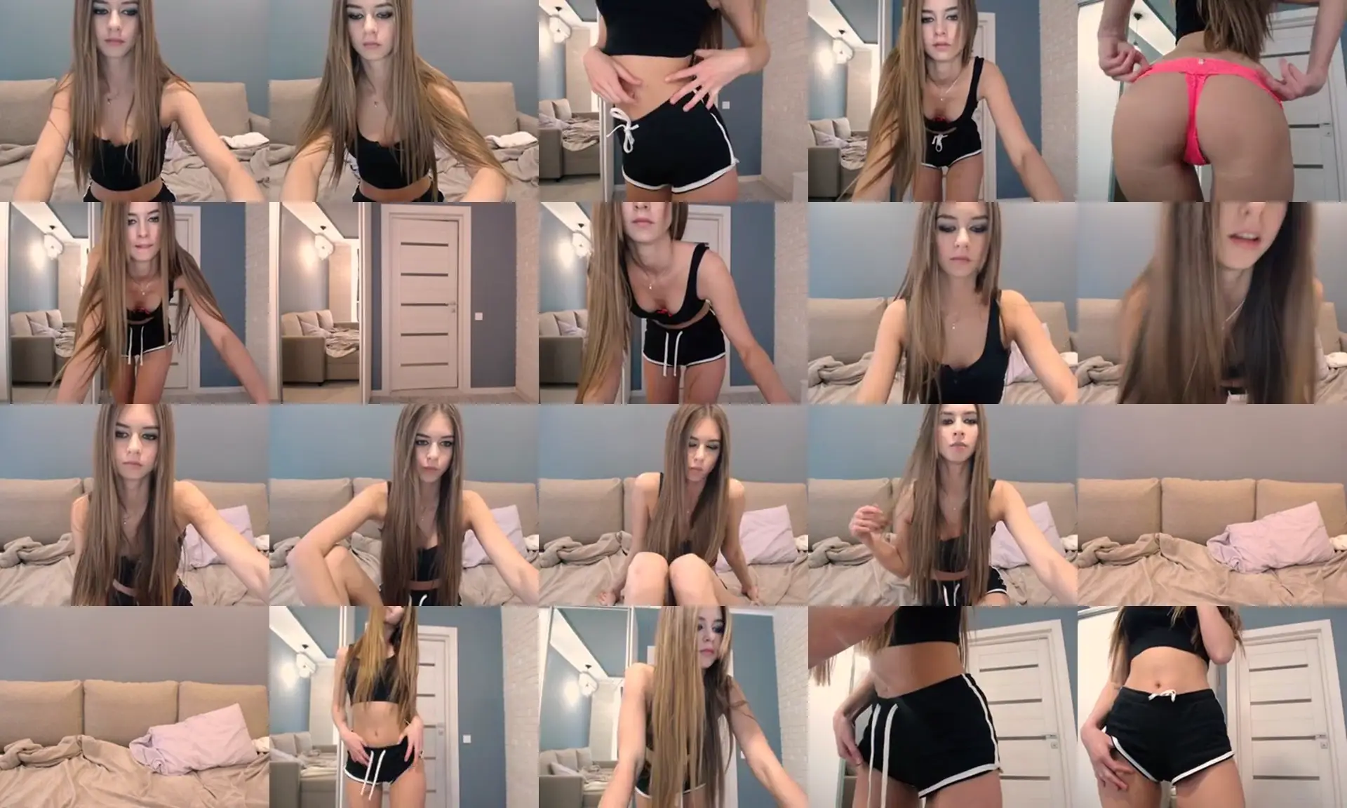 AvrilDollX photo contact sheet