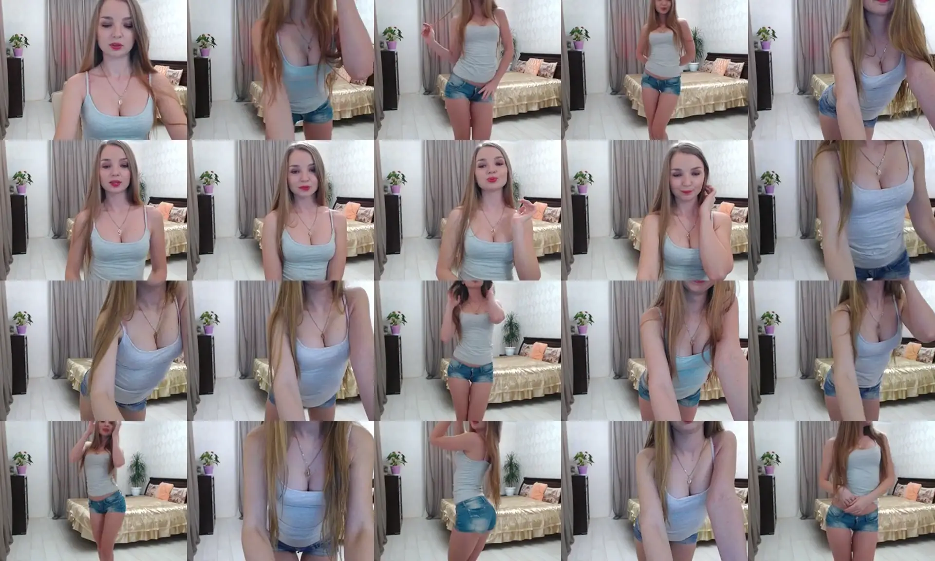 SouthGirl photo contact sheet