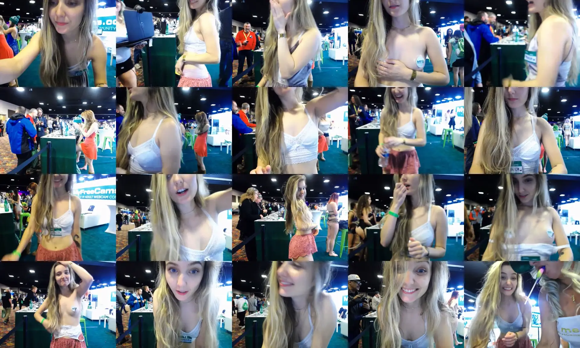 Monica photo contact sheet