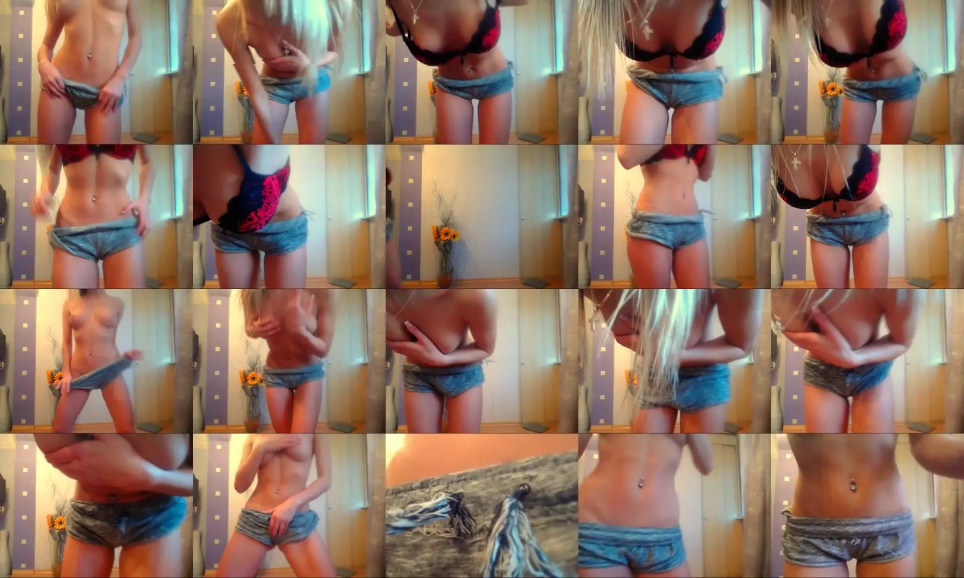 Emily5555 photo contact sheet