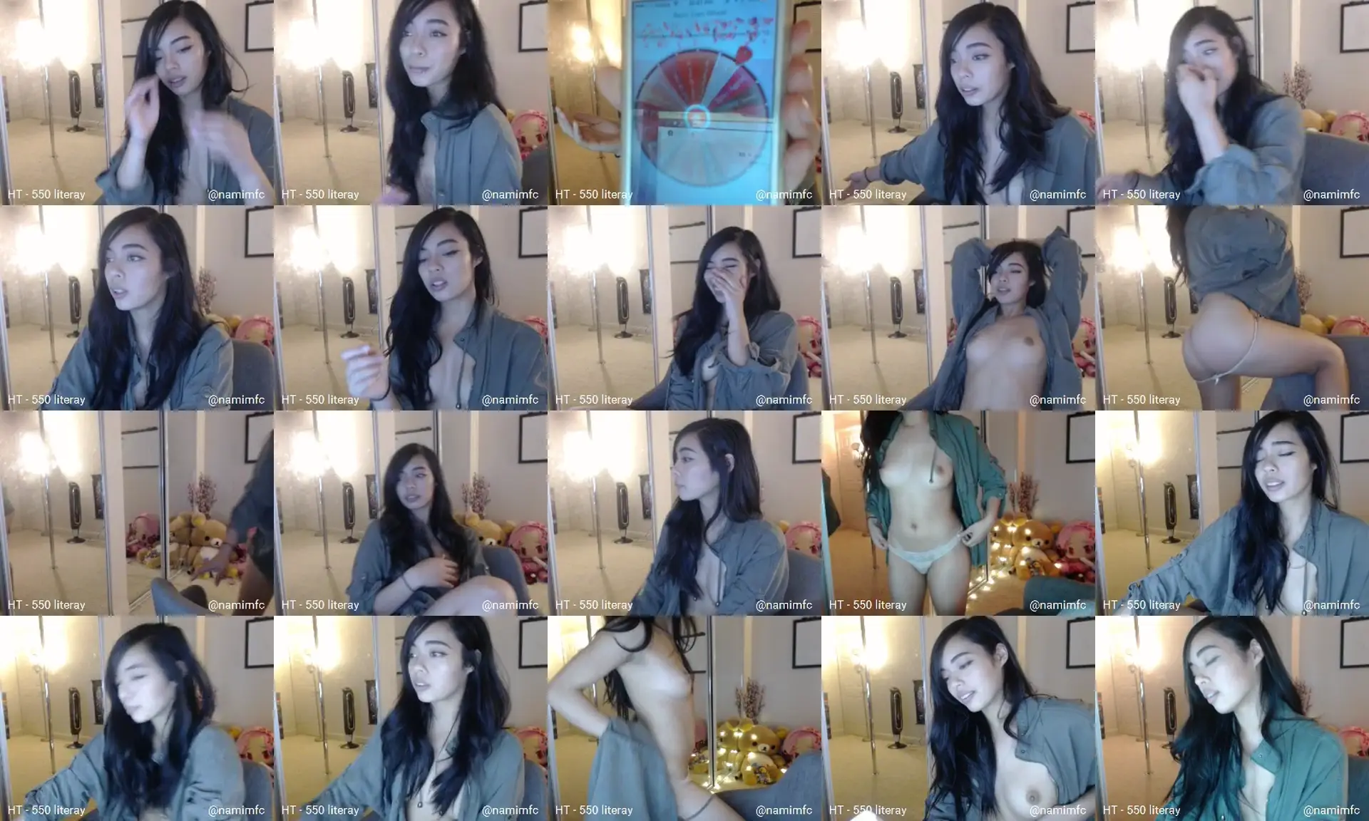 Nami photo contact sheet