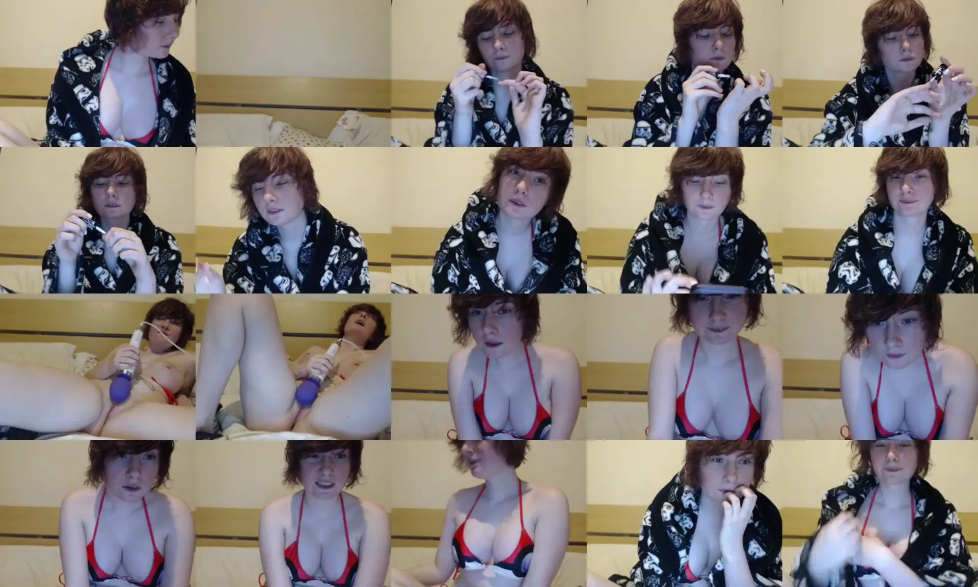 CuddleKittyxx photo contact sheet