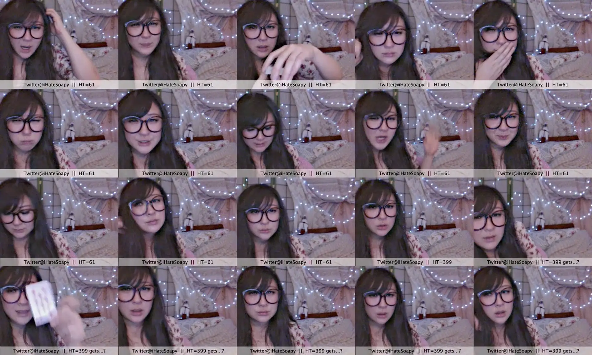 Soapy photo contact sheet