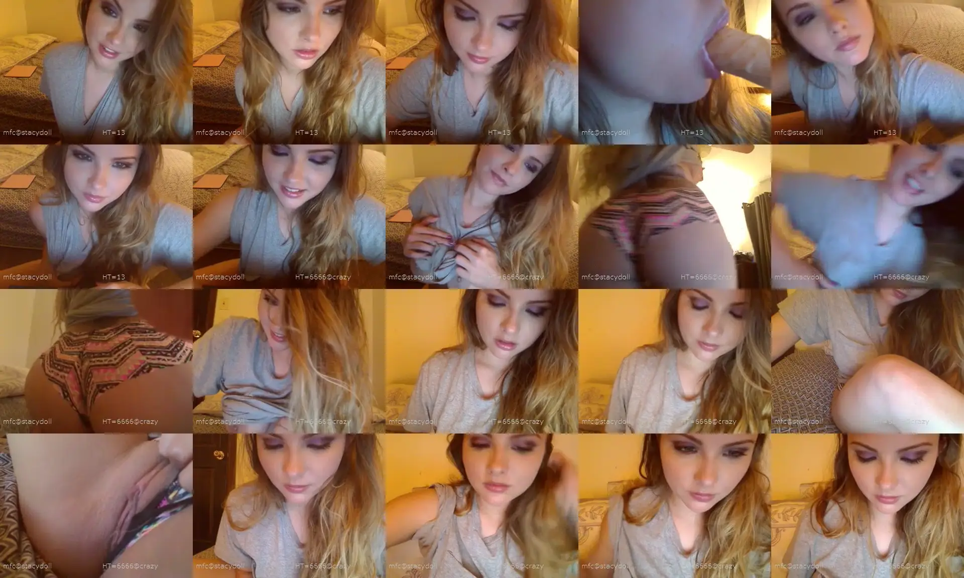 StacyDoll photo contact sheet
