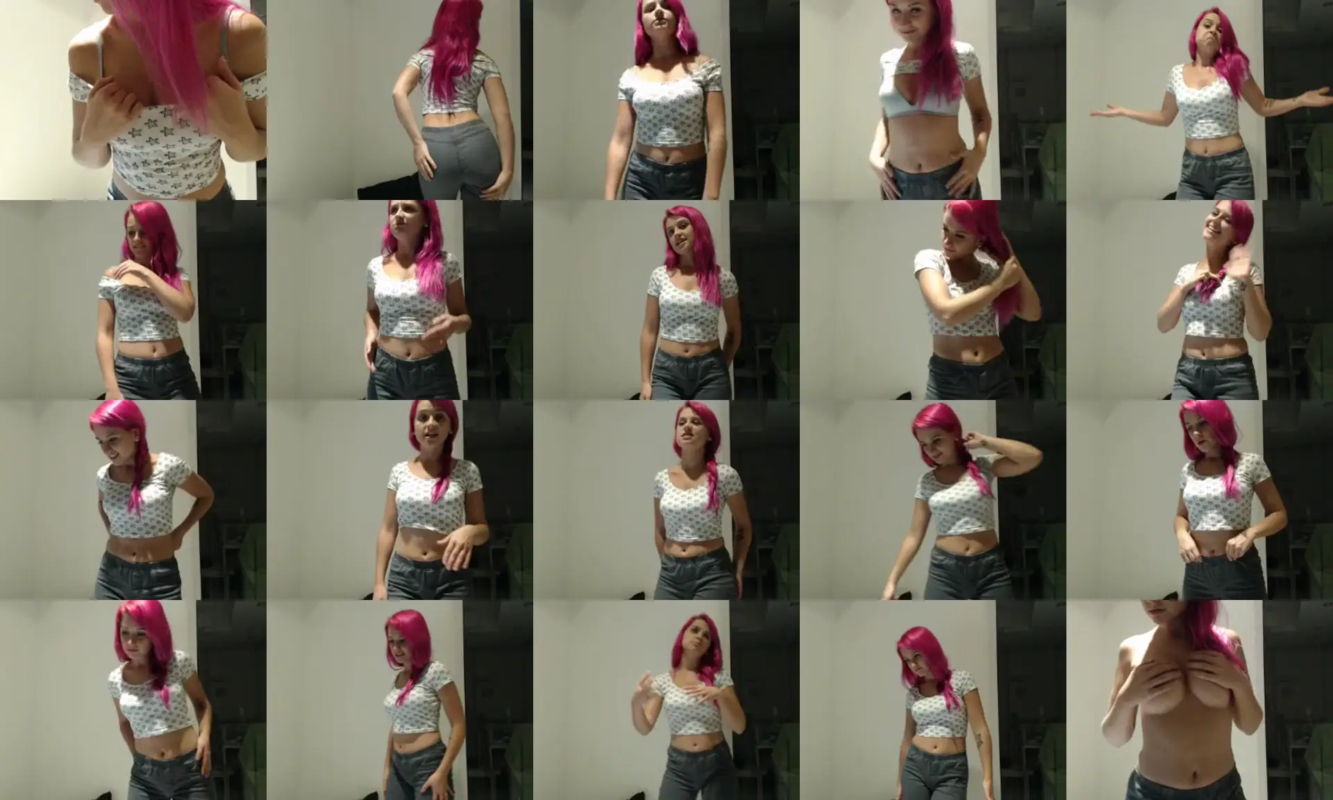 Trub3l photo contact sheet
